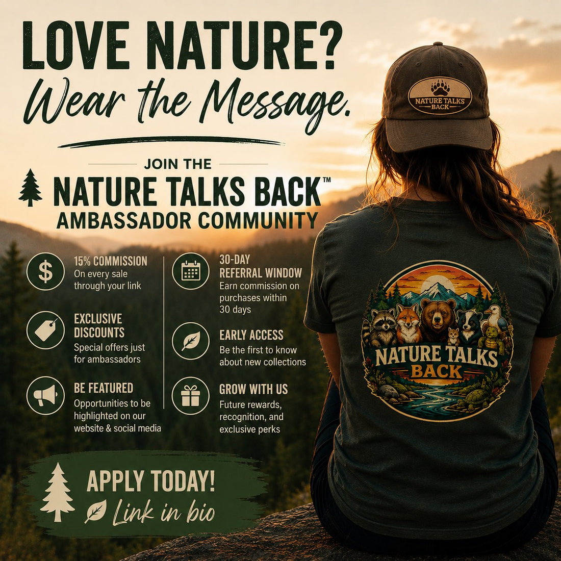 Become a Founding Nature Talks Back Ambassador