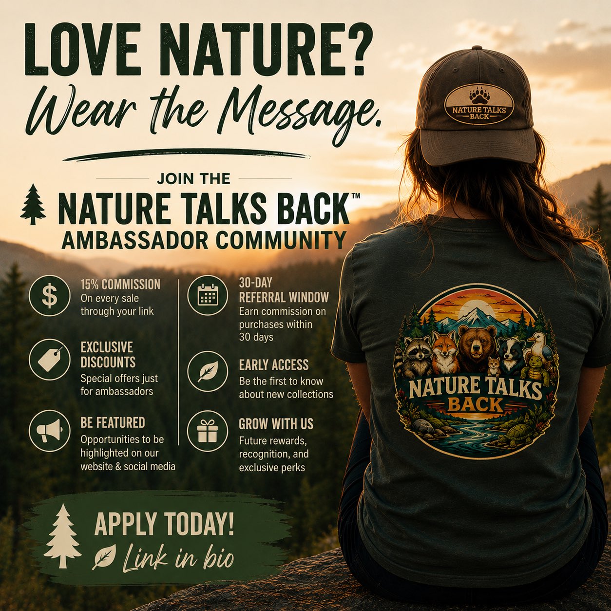 Become a Founding Nature Talks Back Ambassador