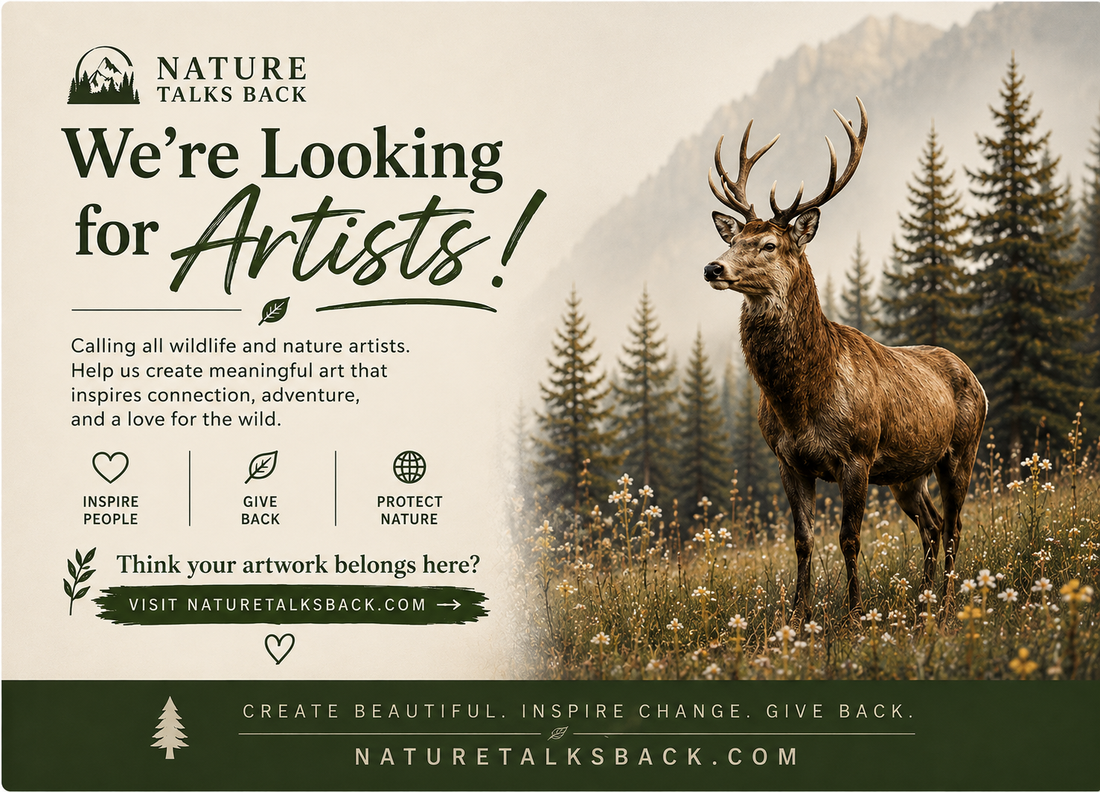 Nature Talks Back Is Looking for Wildlife & Nature Artists