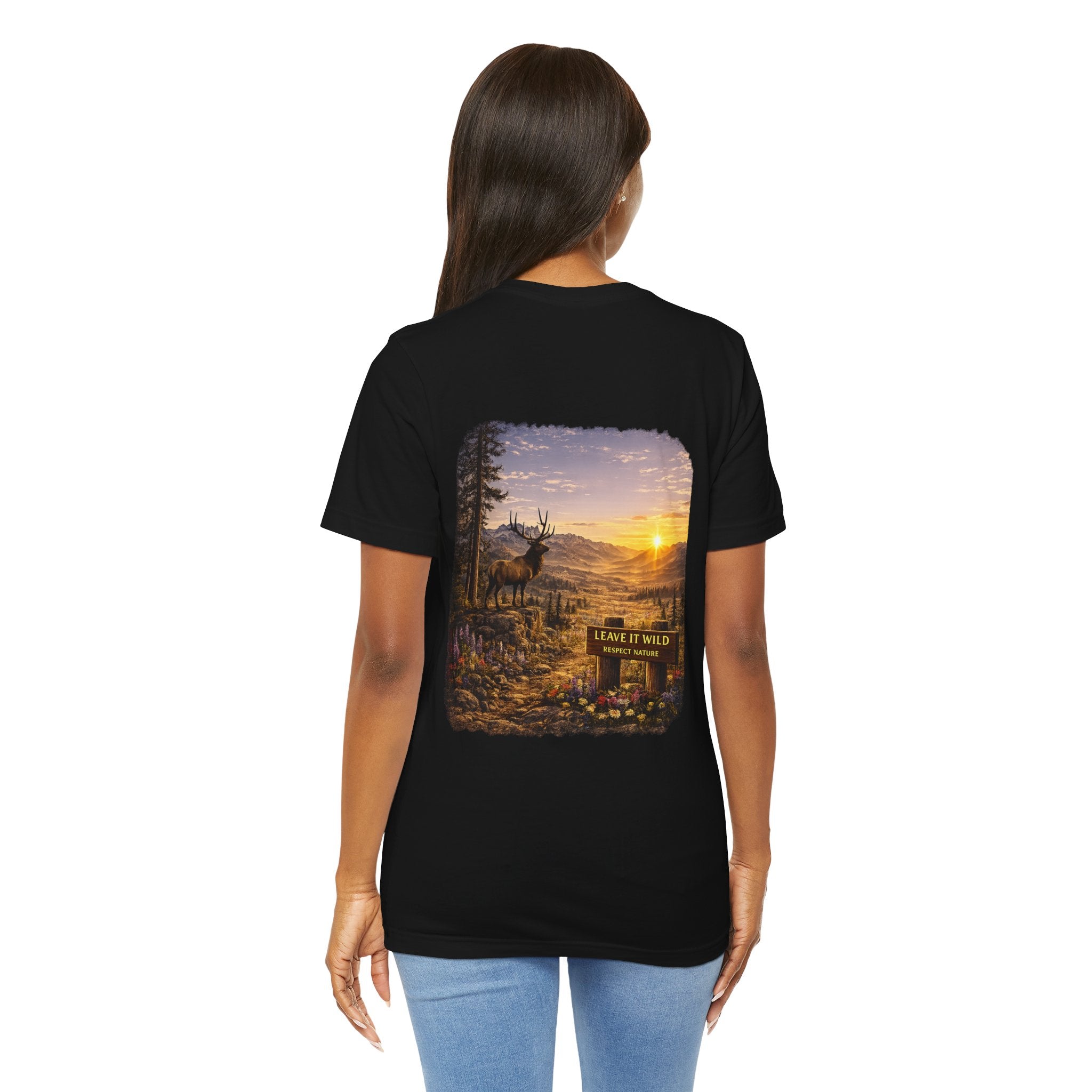 Leave It Wild Elk Sunrise Tee