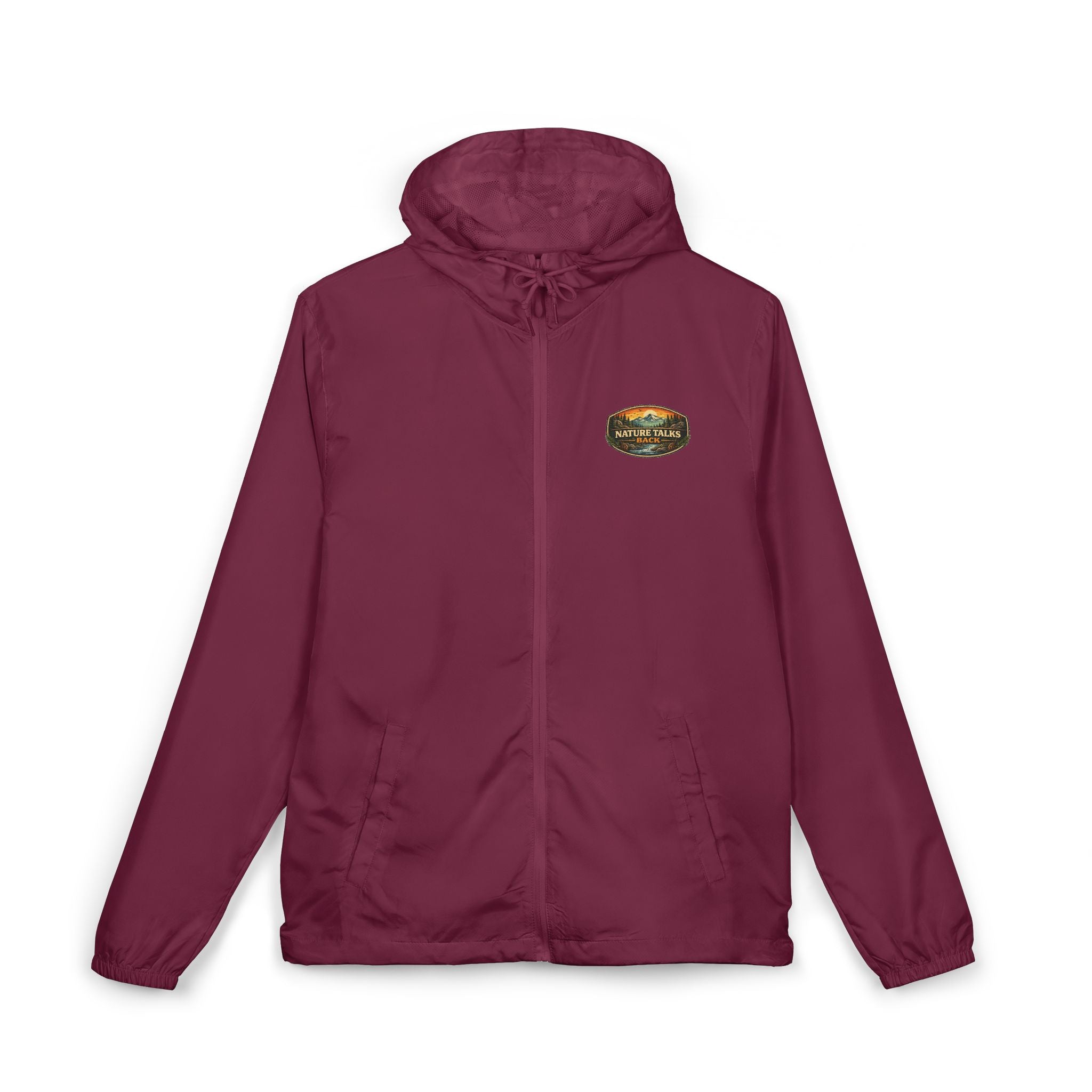 Nature Talks Back Windbreaker Jacket
