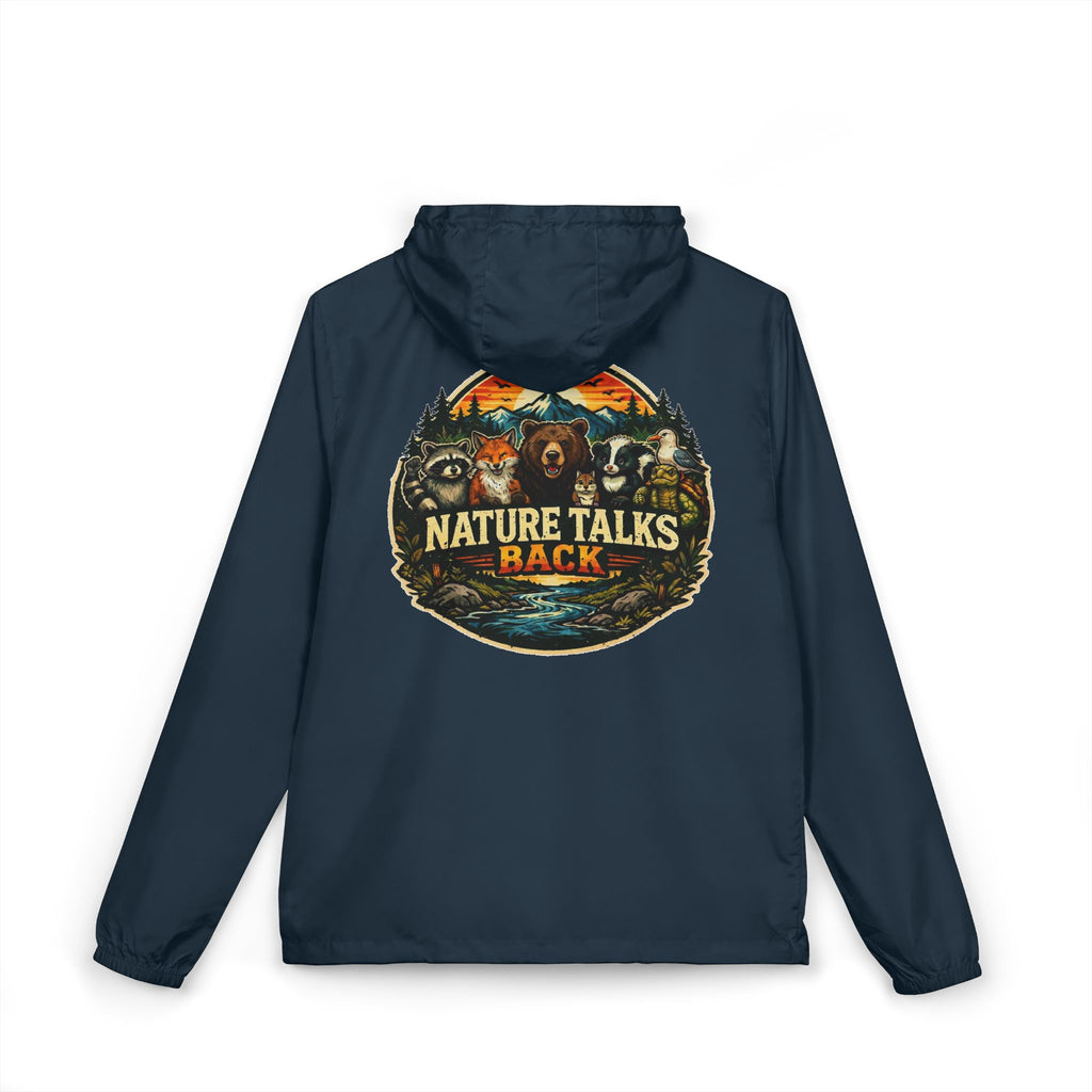 Nature Talks Back Windbreaker Jacket