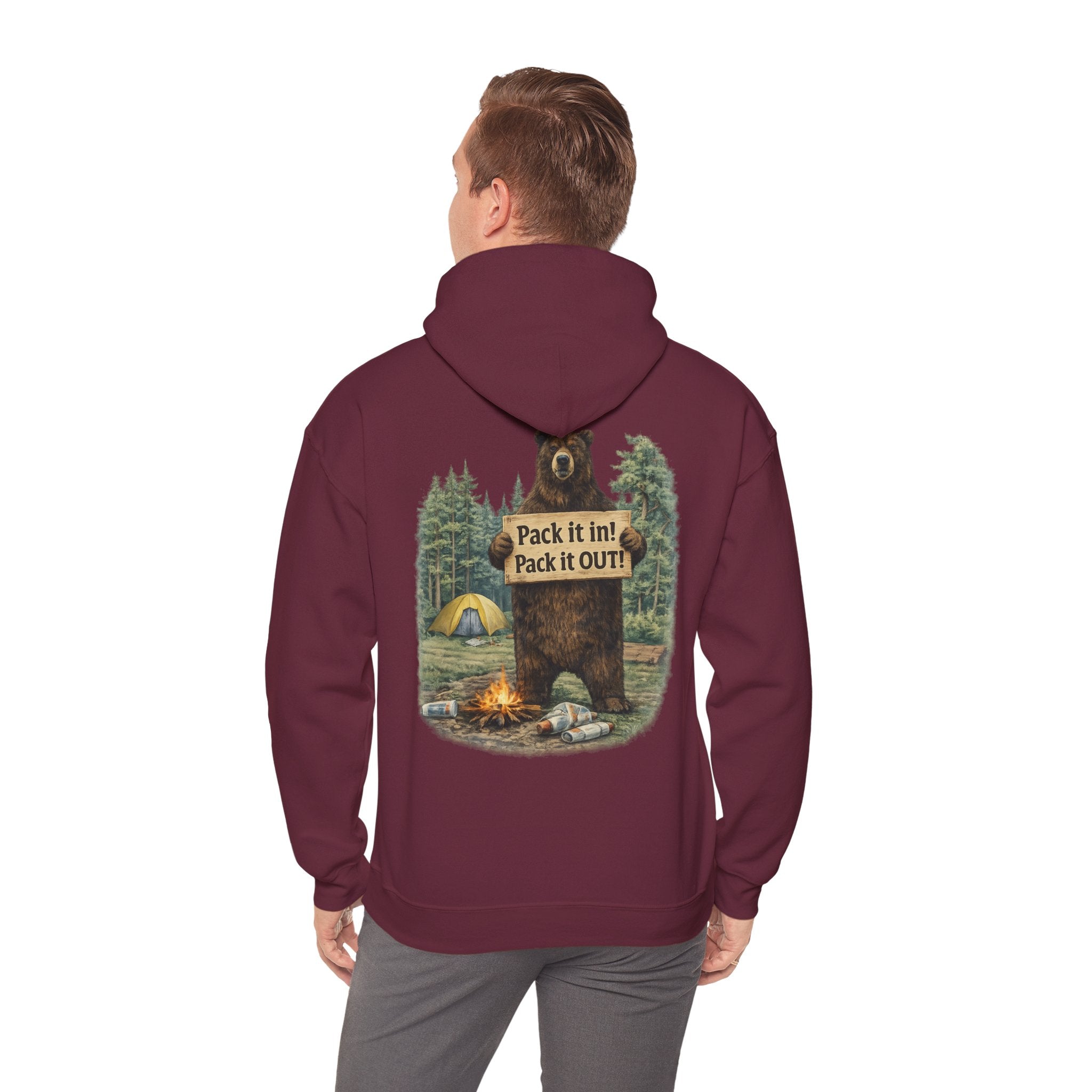 Pack It In Pack It Out Graphic Hoodie