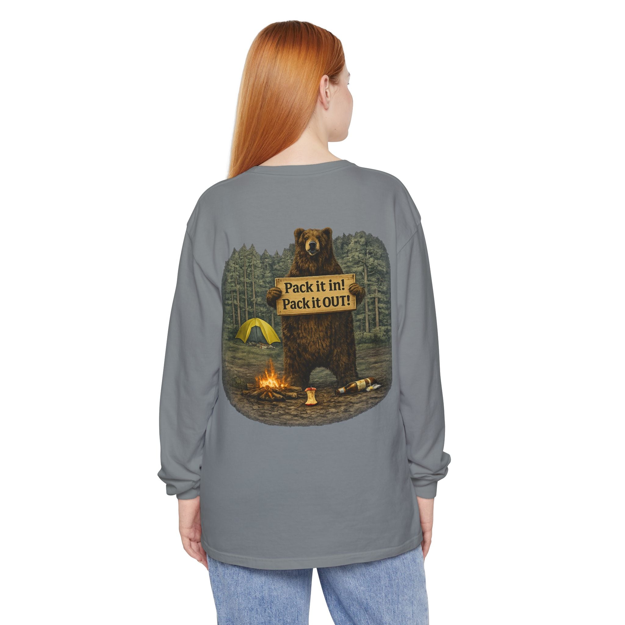 Pack It In Pack It Out Graphic Long Sleeve