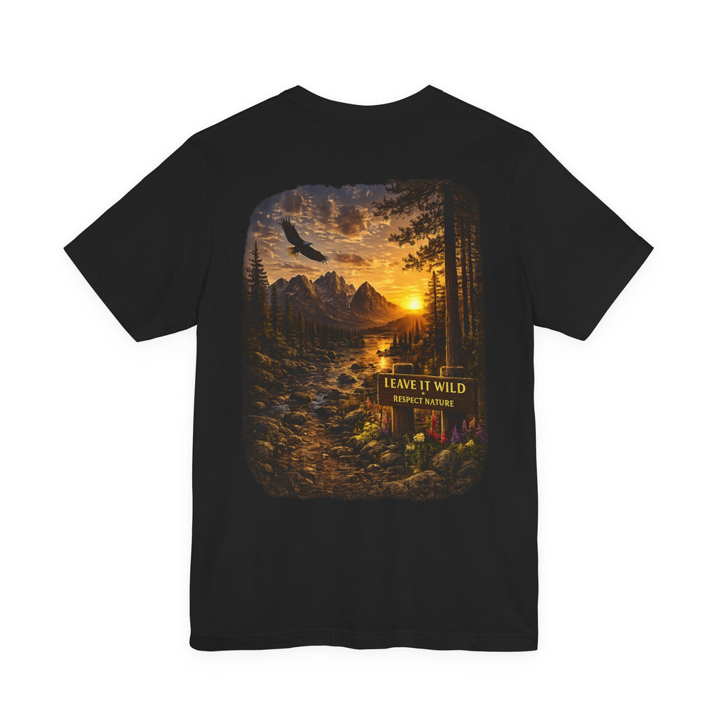Leave It Wild Eagle Sunset Tee