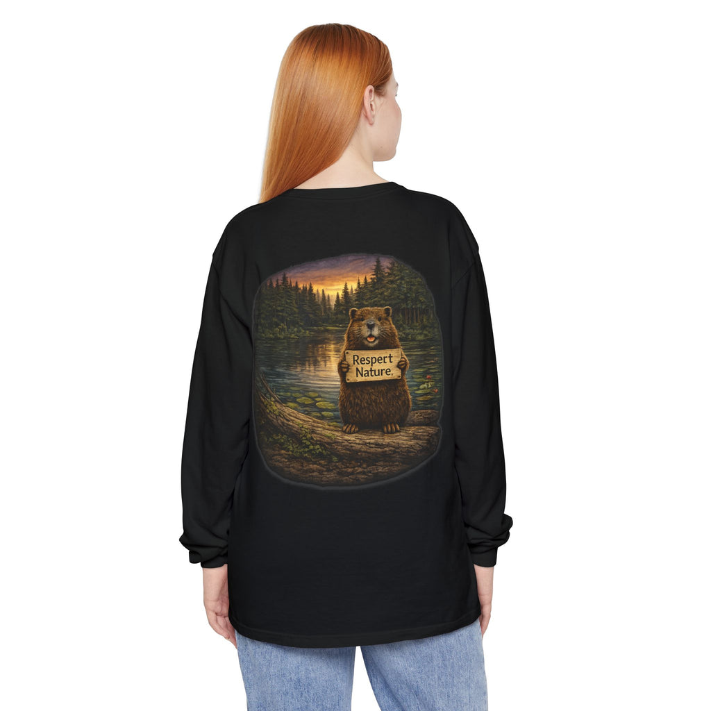 Beaver Camping Long Sleeve Shirt