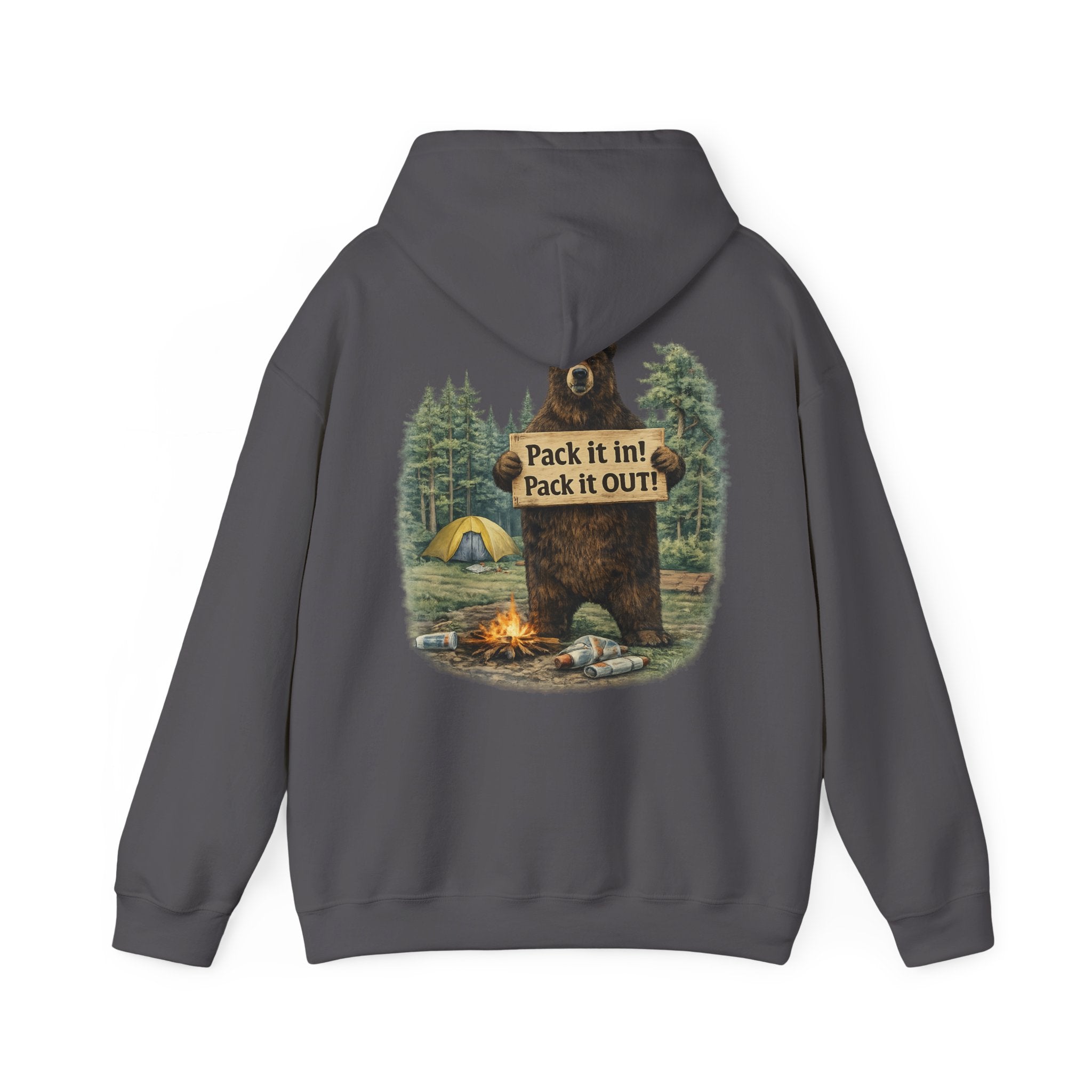 Pack It In Pack It Out Graphic Hoodie