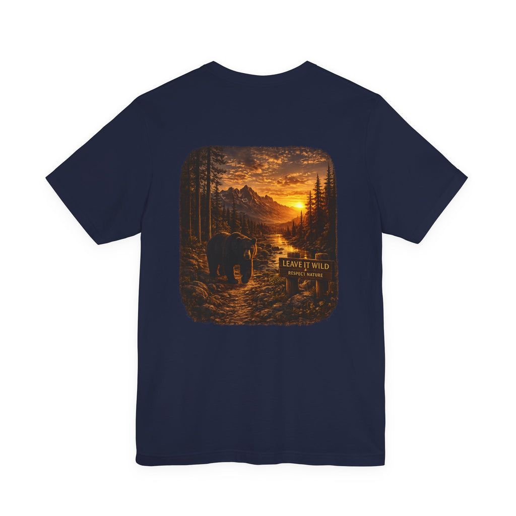 Leave It Wild Bear Sunset Tee