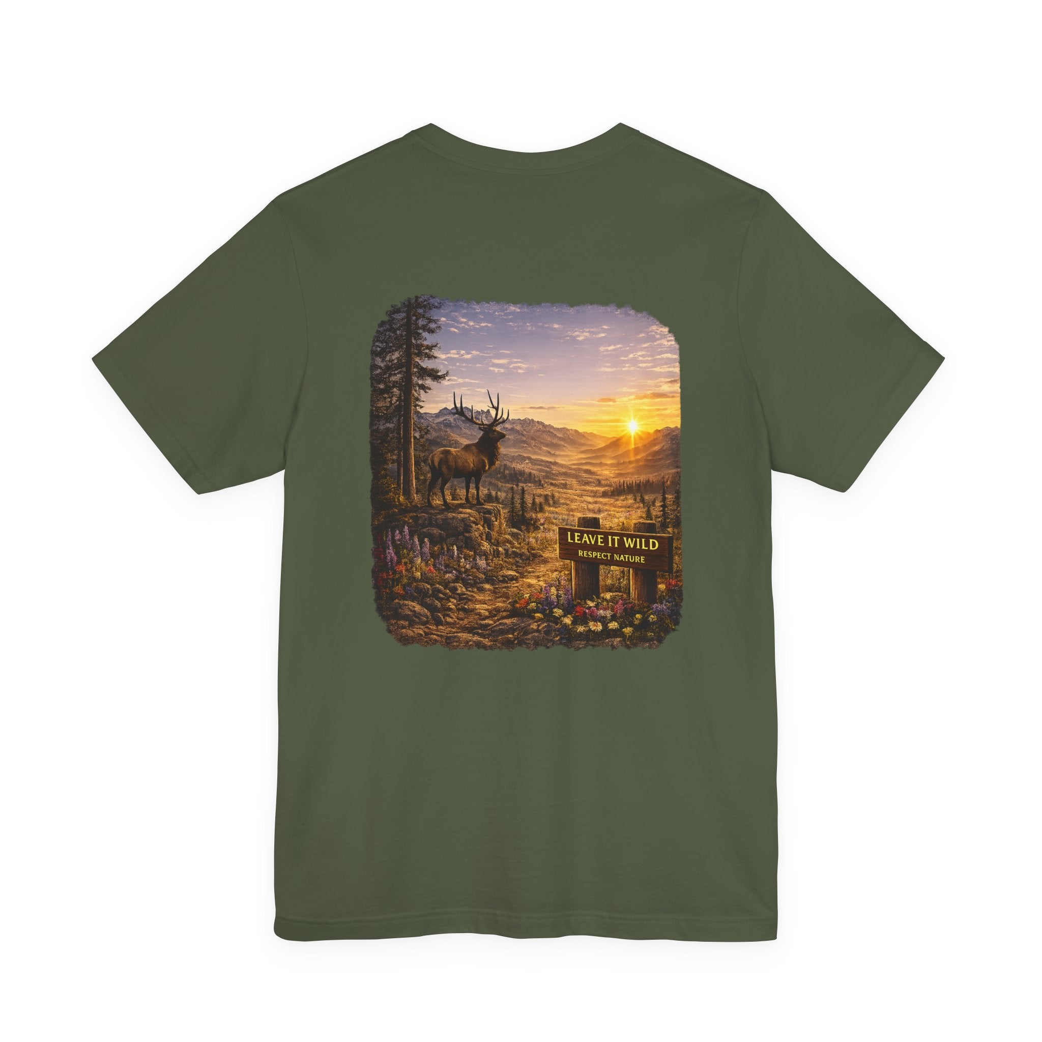 Leave It Wild Elk Sunrise Tee