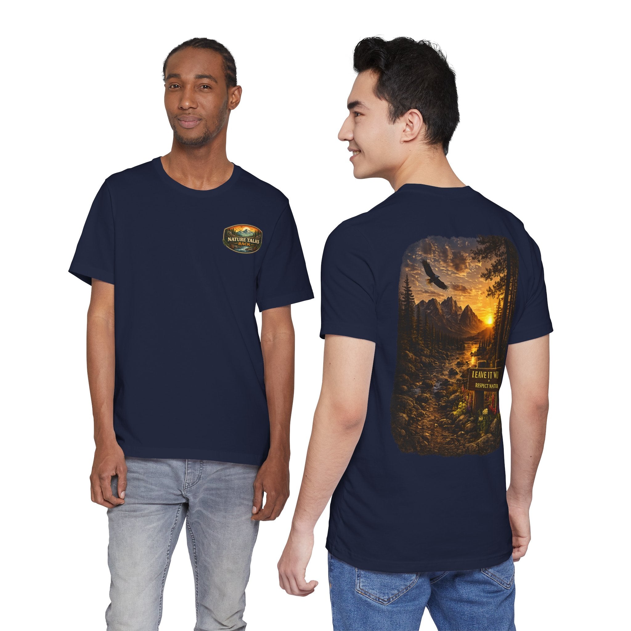 Leave It Wild Eagle Sunset Tee