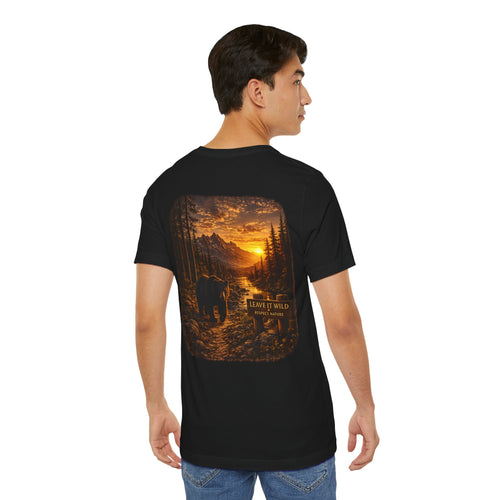 Leave It Wild Bear Sunset Tee