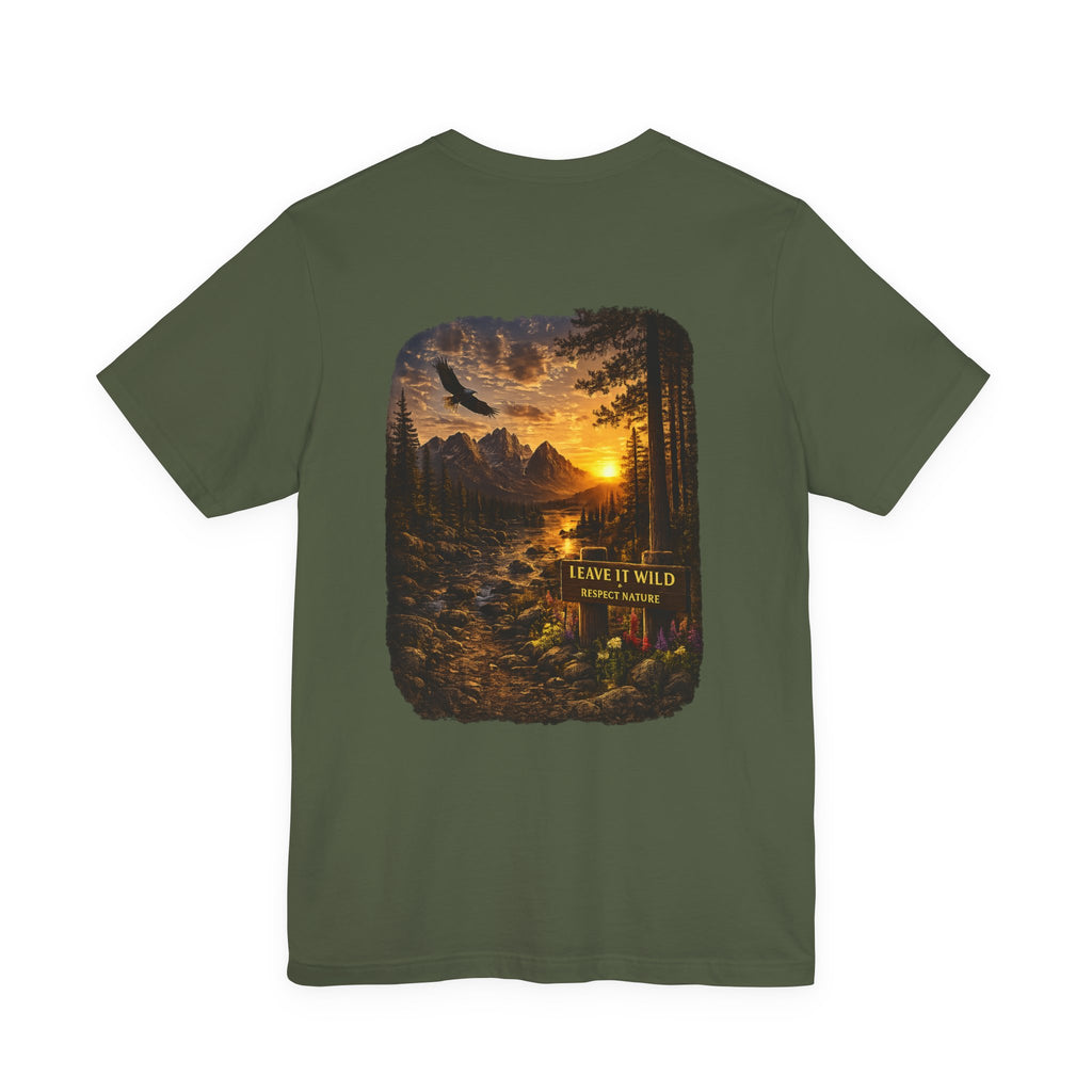 Leave It Wild Eagle Sunset Tee