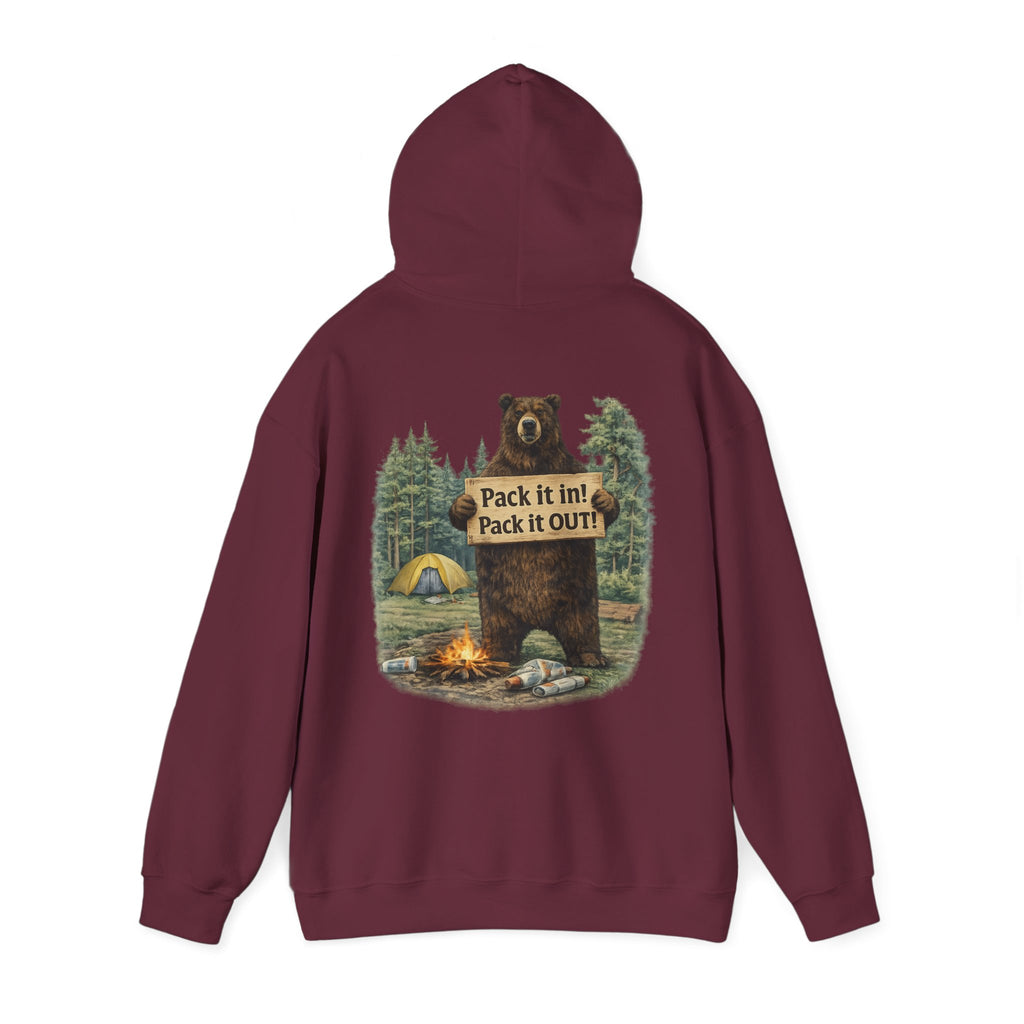 Pack It In Pack It Out Graphic Hoodie