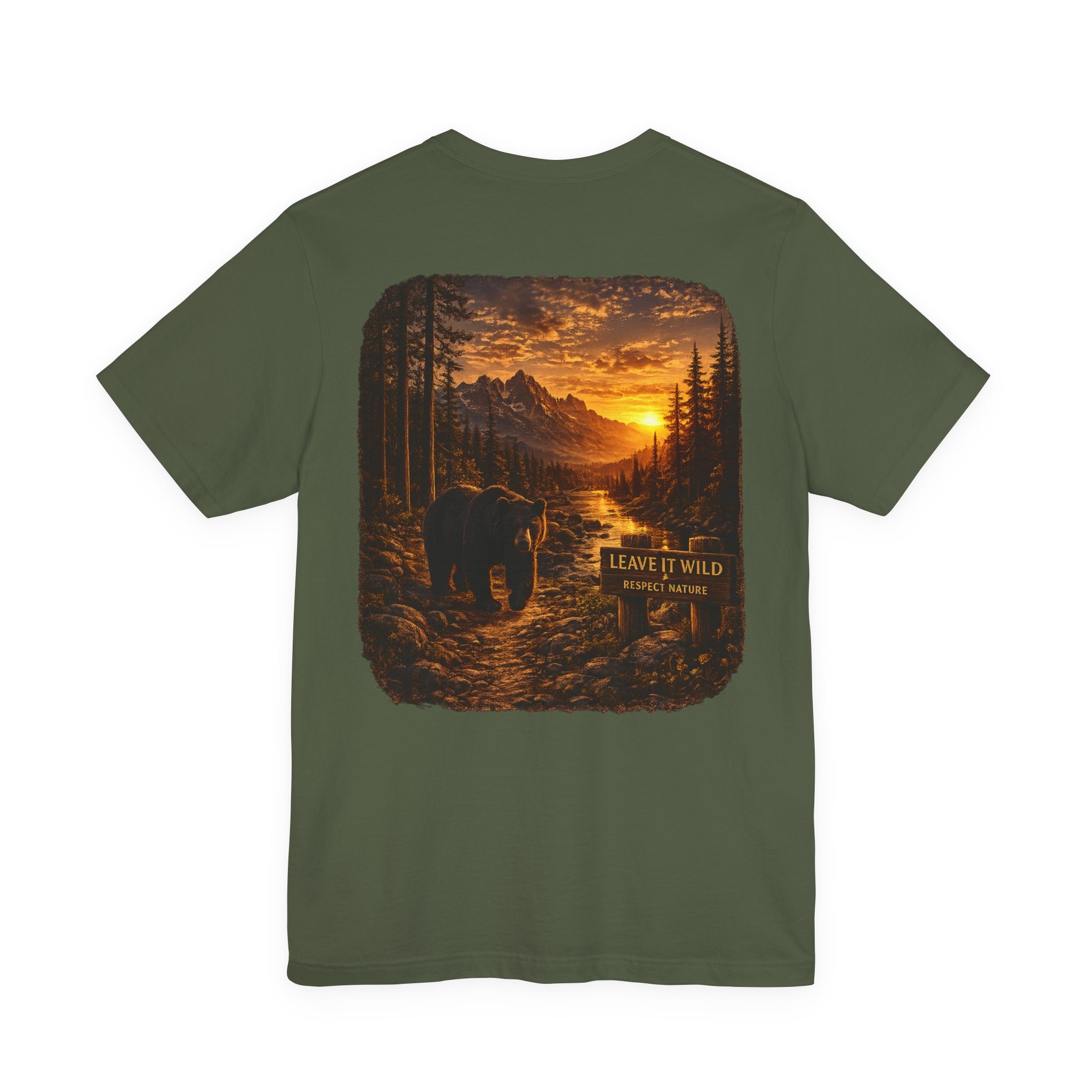 Leave It Wild Bear Sunset Tee