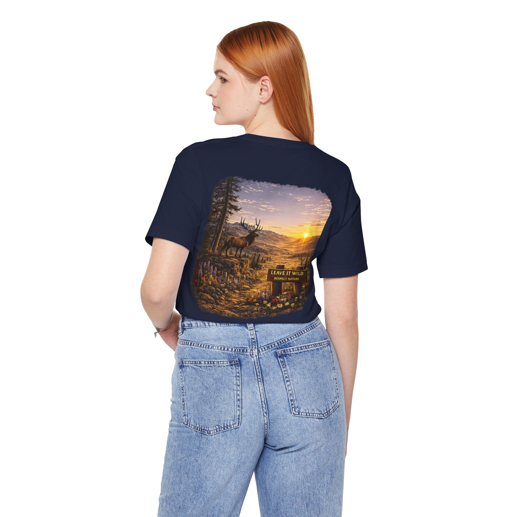 Leave It Wild Elk Sunrise Tee