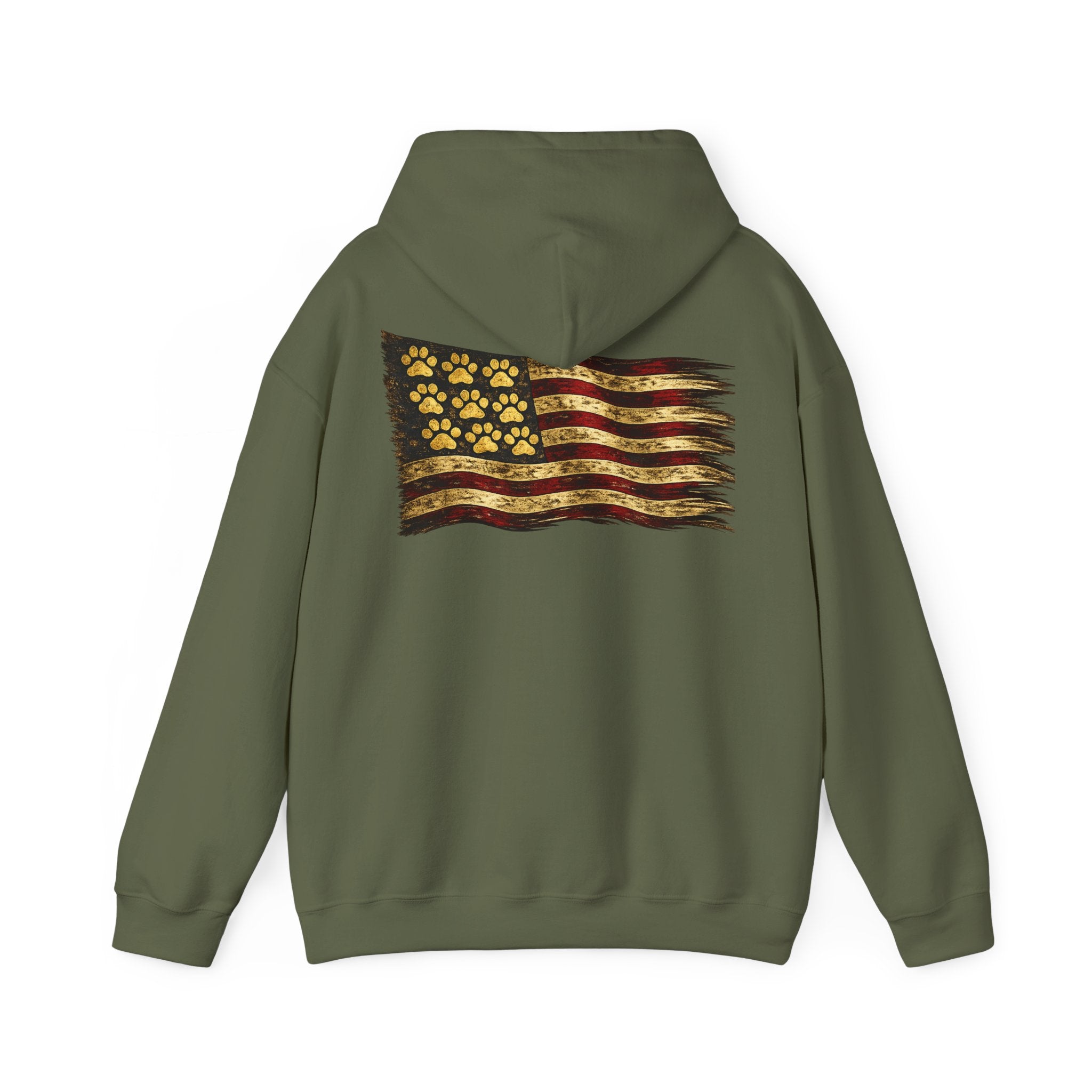 Respect Nature Outdoor American Flag Sweatshirt