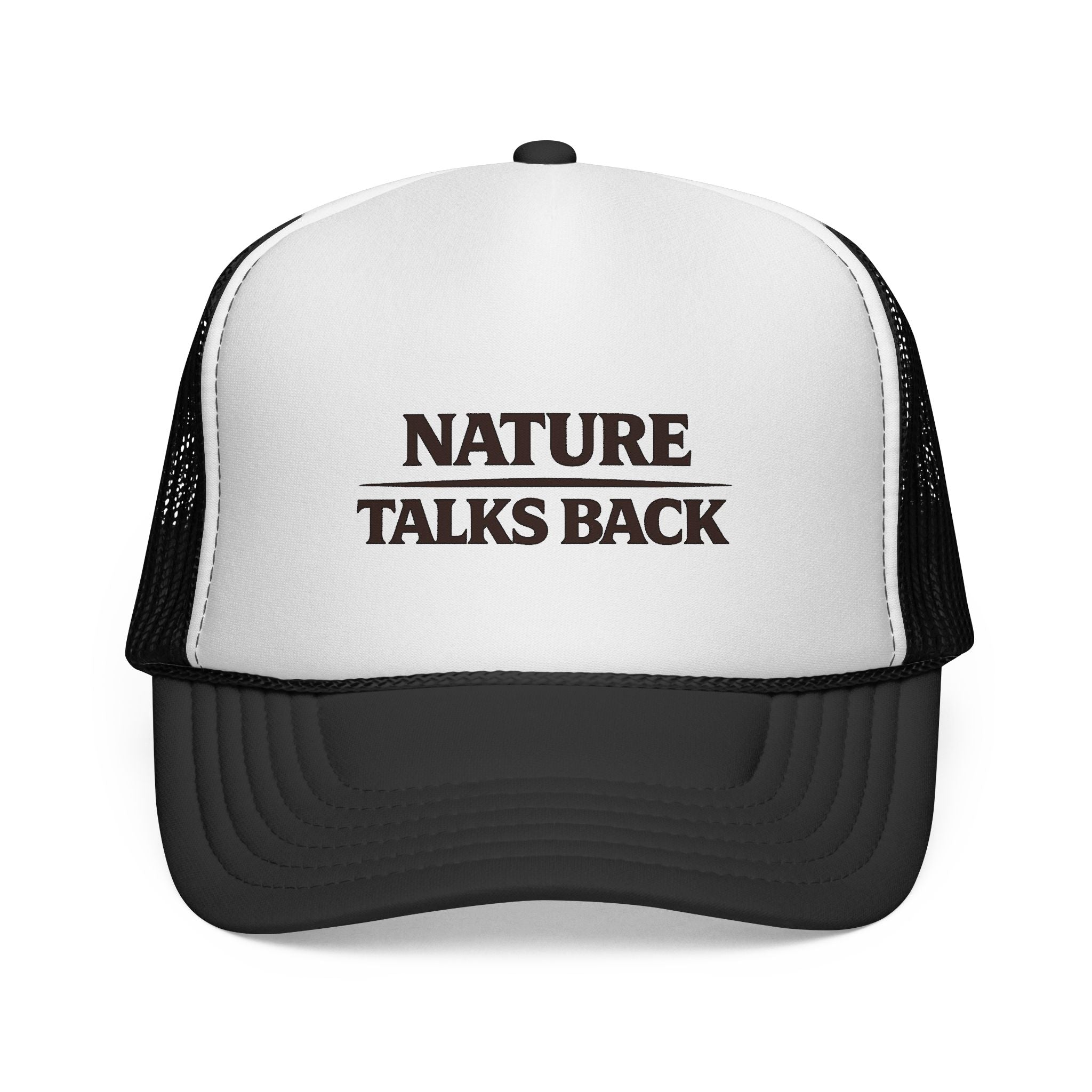 Nature Talks Back Logo Trucker Hat