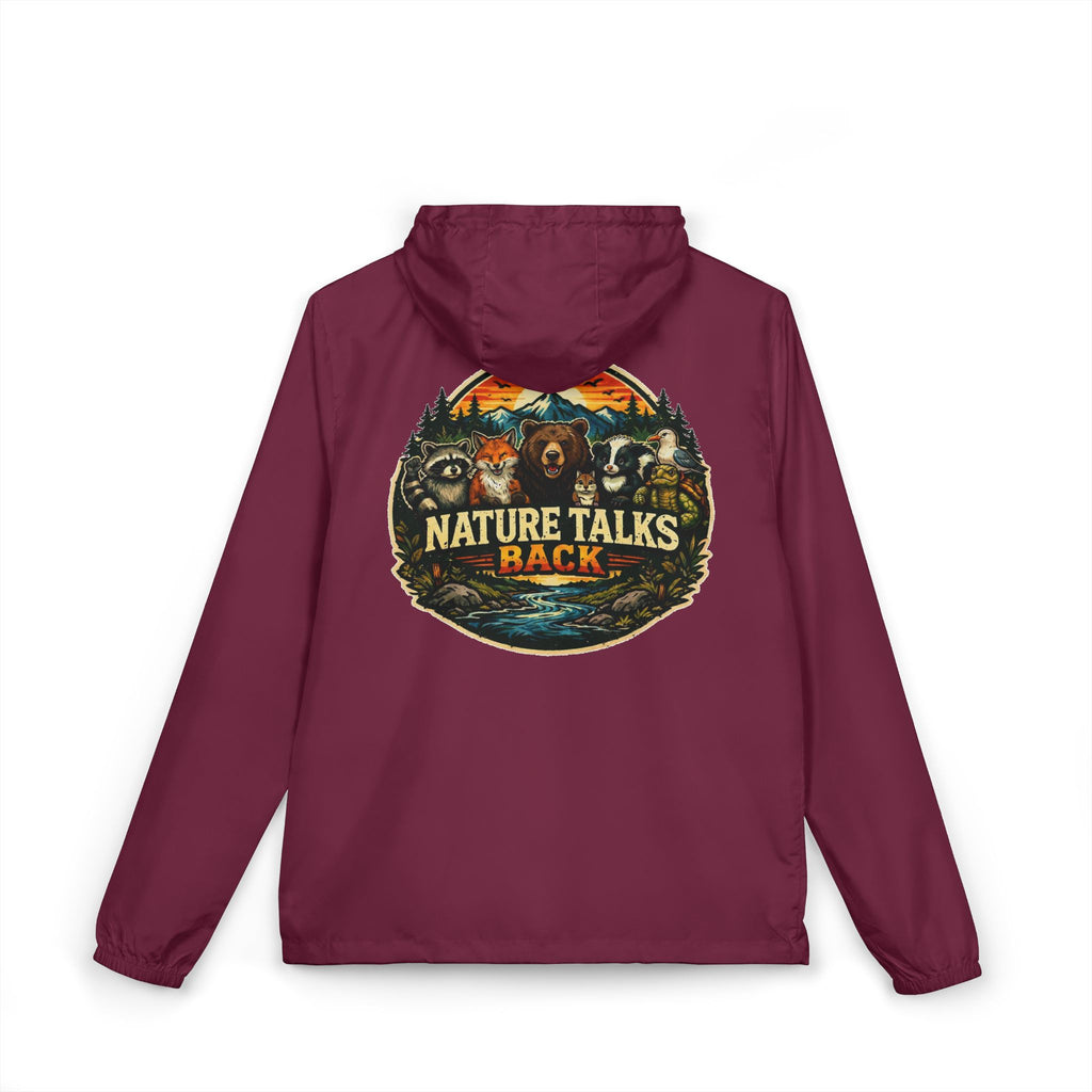 Nature Talks Back Windbreaker Jacket