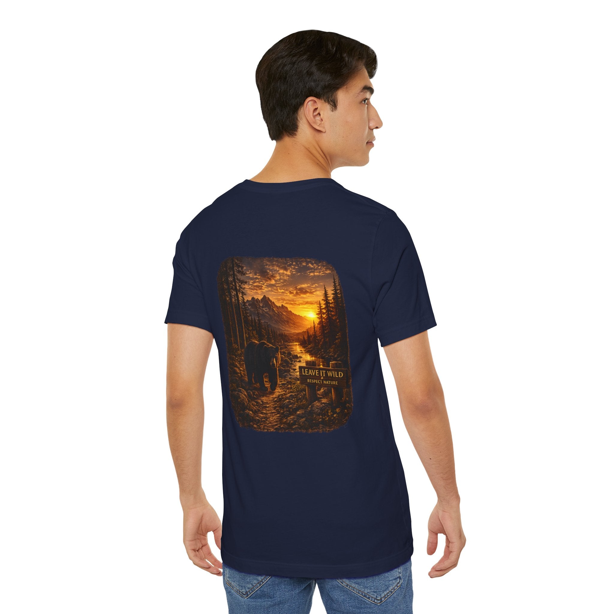Leave It Wild Bear Sunset Tee
