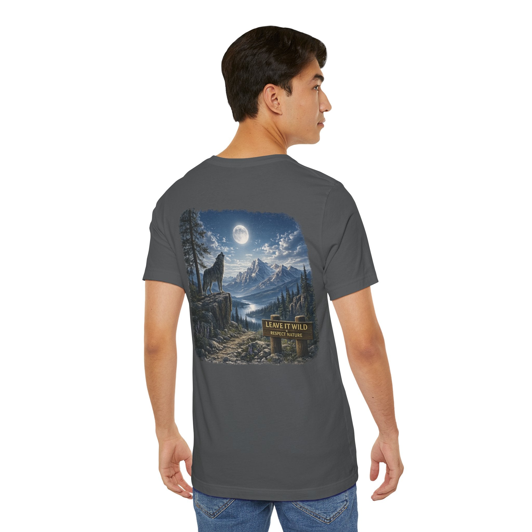 Leave It Wild Moonlit Wolf Tee
