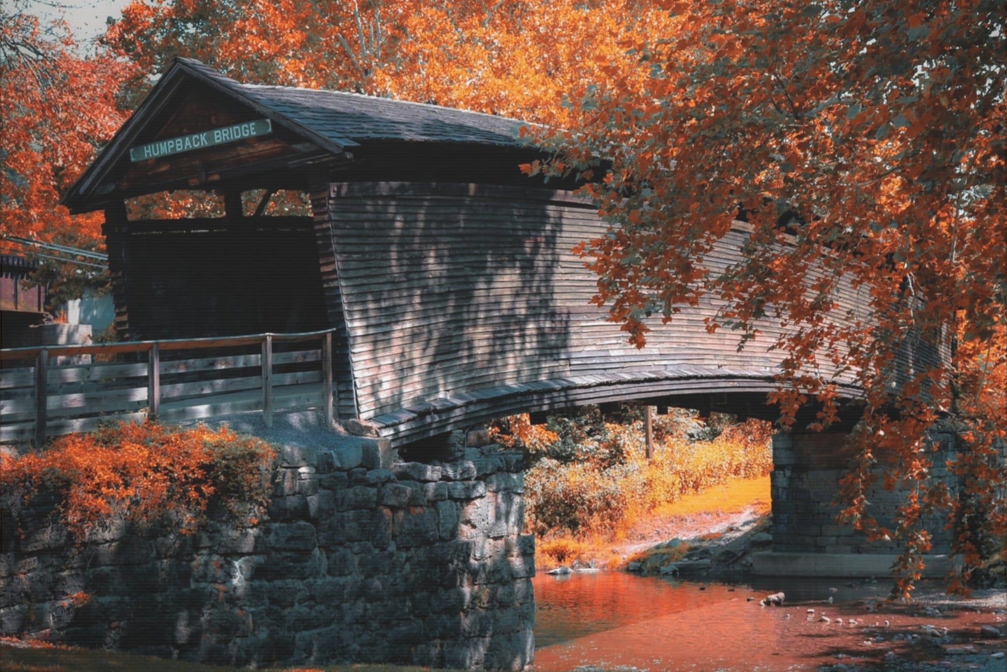 Autumn Covered Bridge
