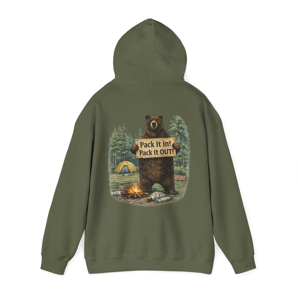 Pack It In Pack It Out Graphic Hoodie