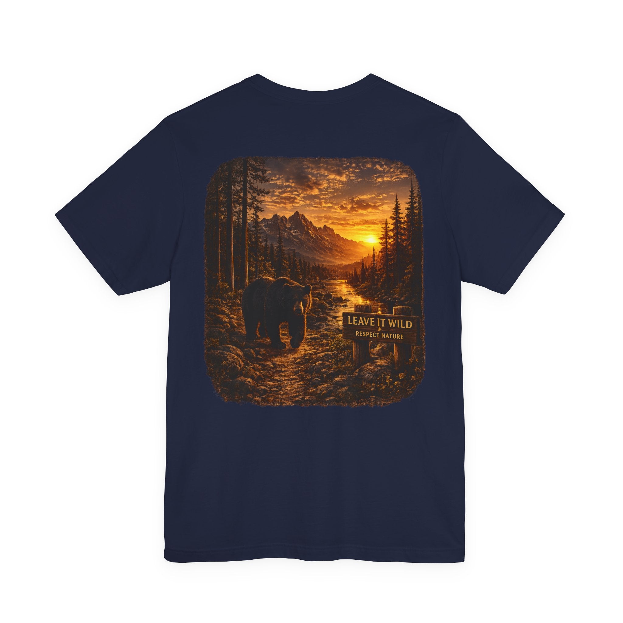 Leave It Wild Bear Sunset Tee
