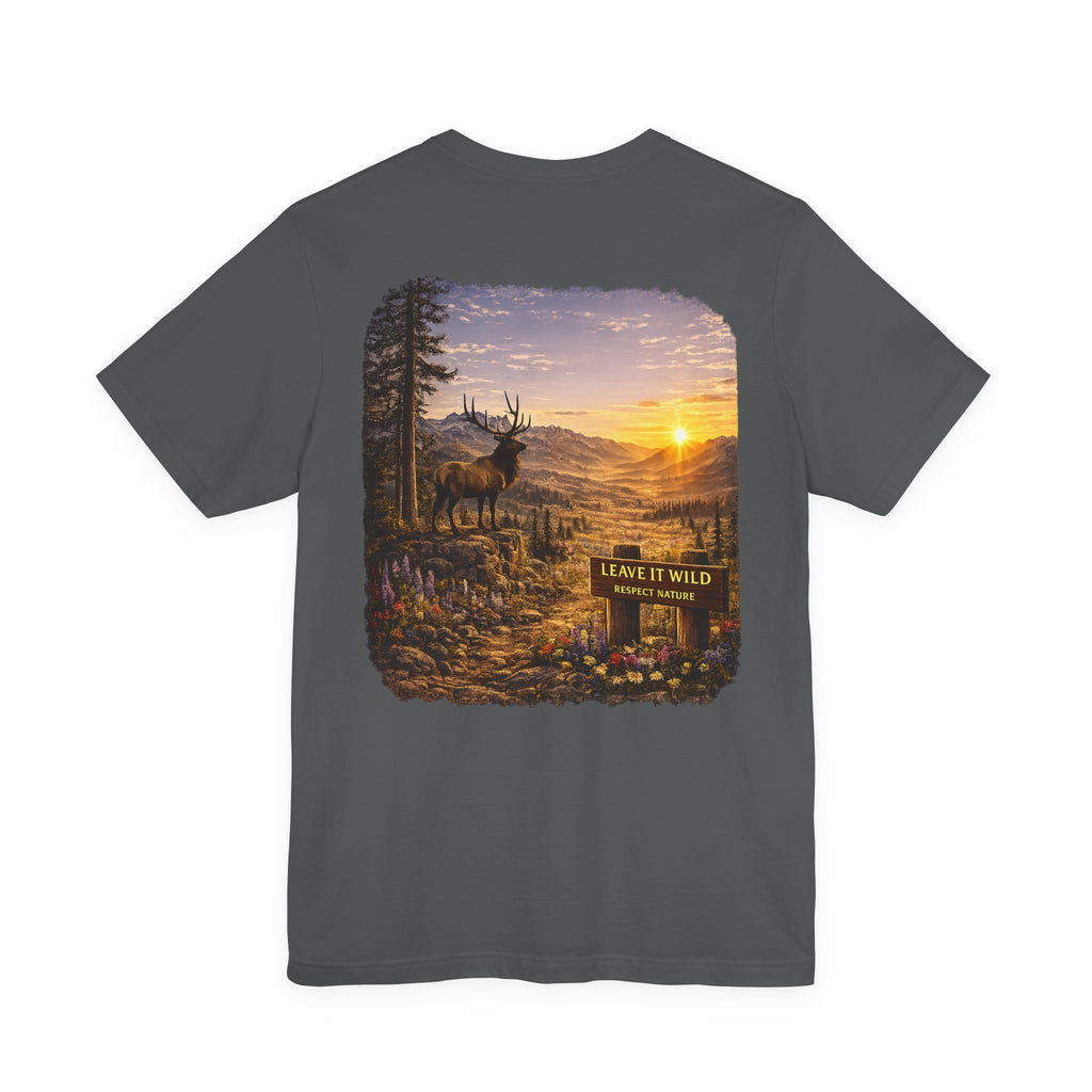 Leave It Wild Elk Sunrise Tee