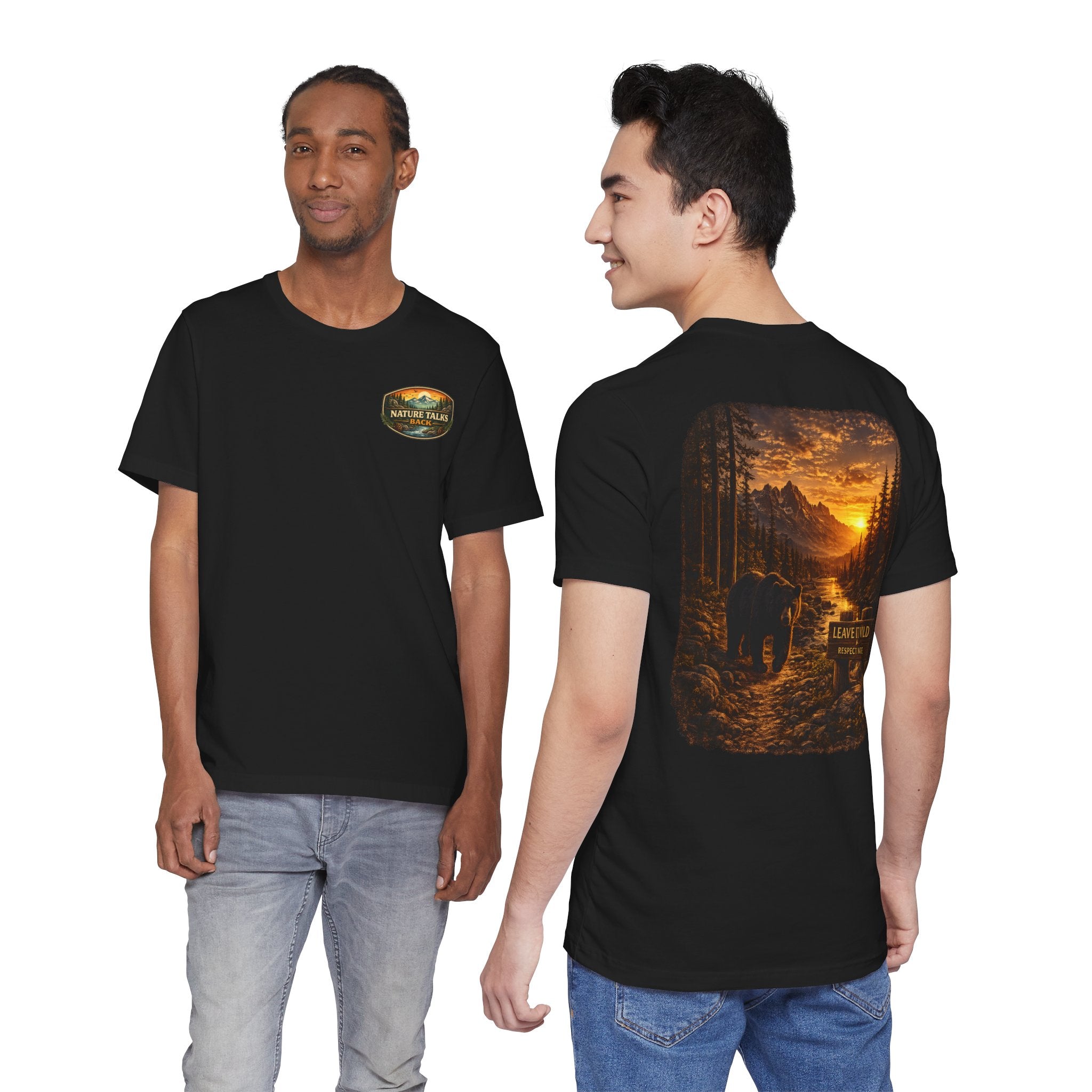 Leave It Wild Bear Sunset Tee