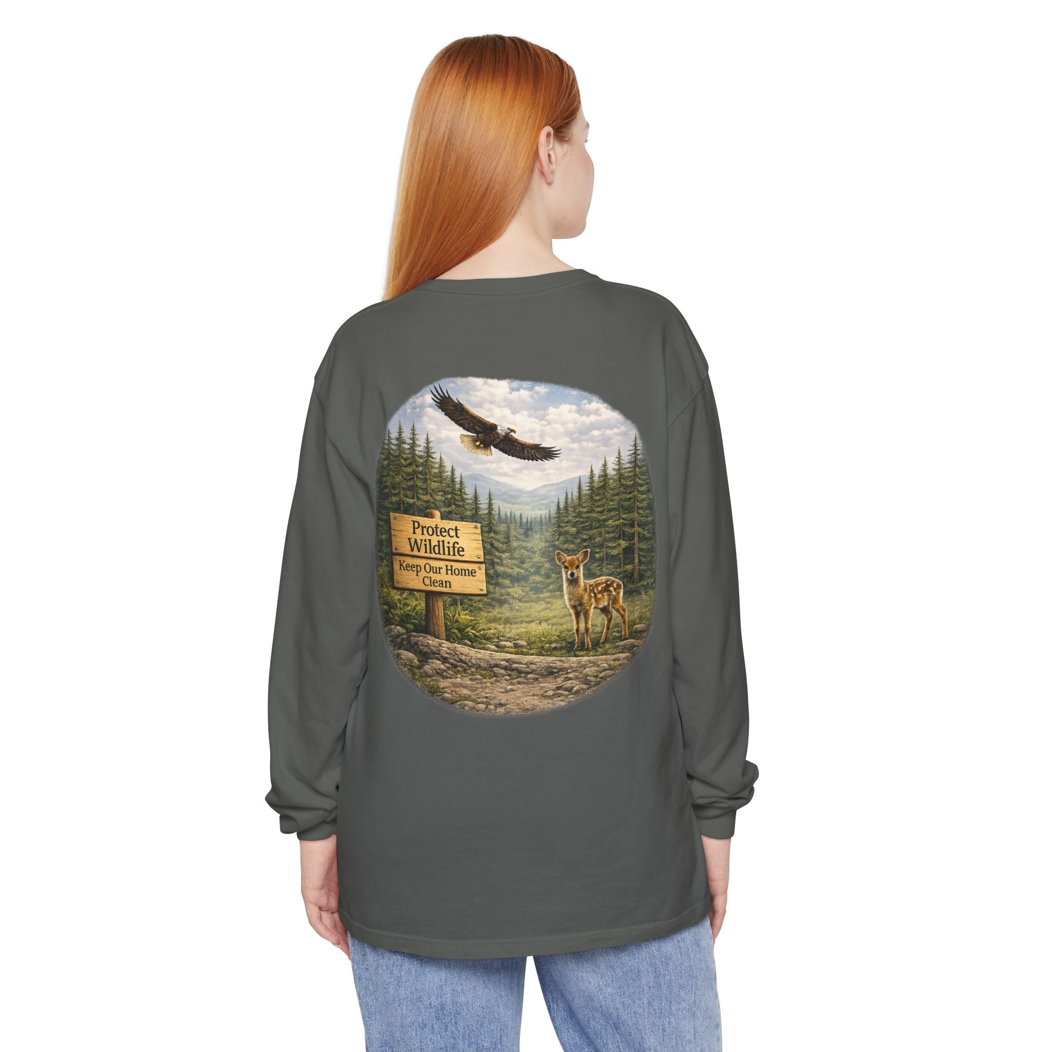 Protect Wildlife Graphic Long Sleeve