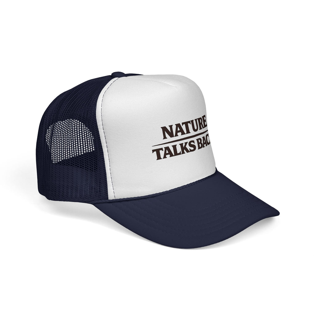 Nature Talks Back Logo Trucker Hat