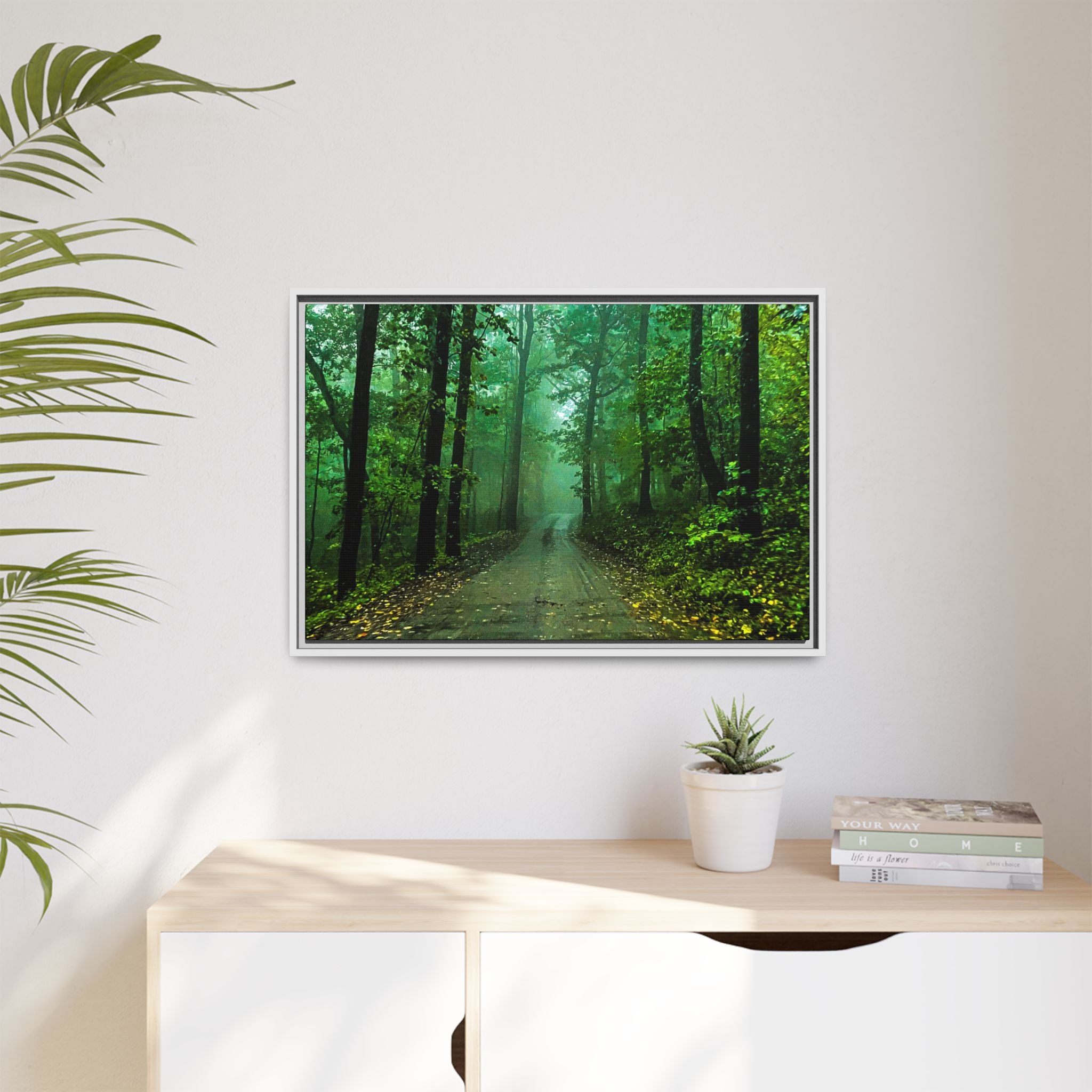 Misty Forest Path