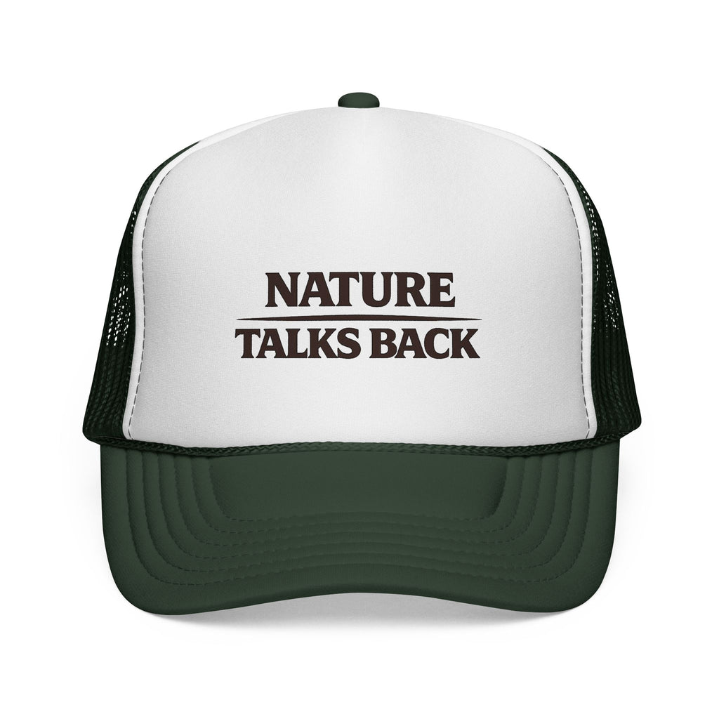 Nature Talks Back Logo Trucker Hat
