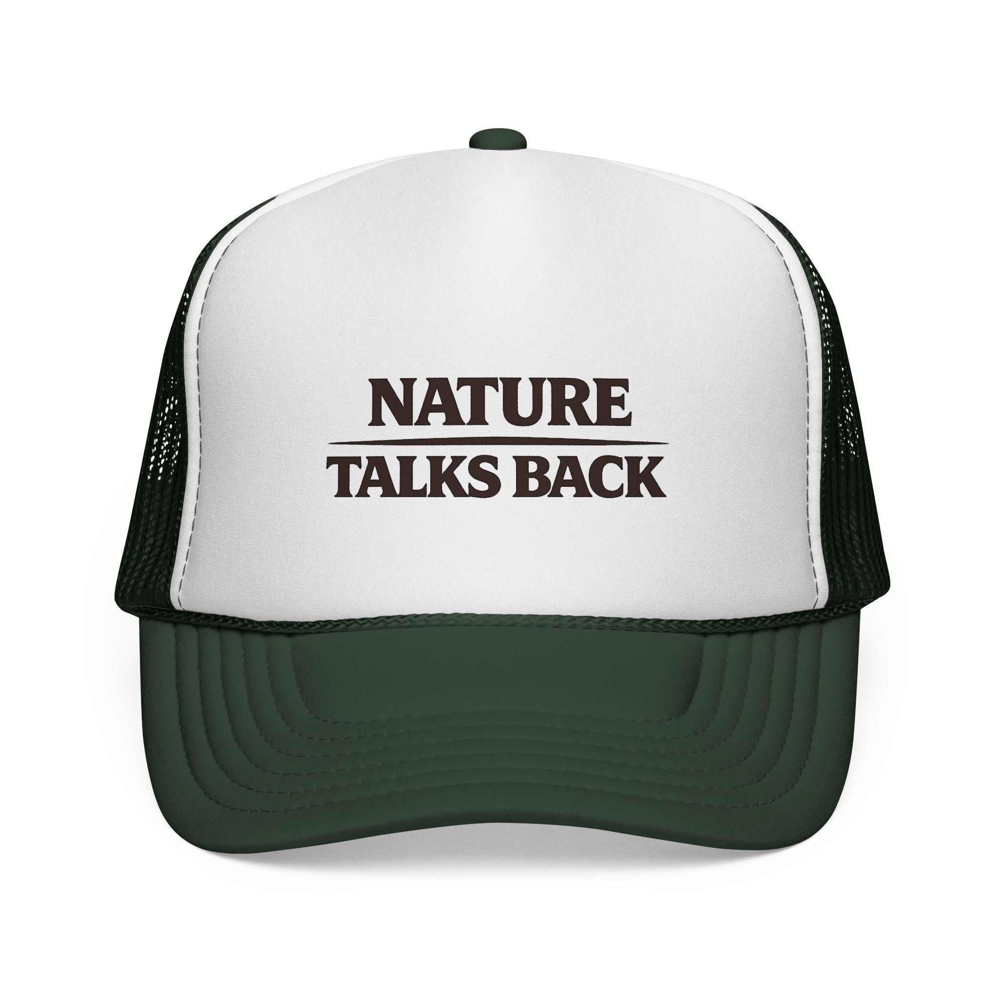 Nature Talks Back Logo Trucker Hat