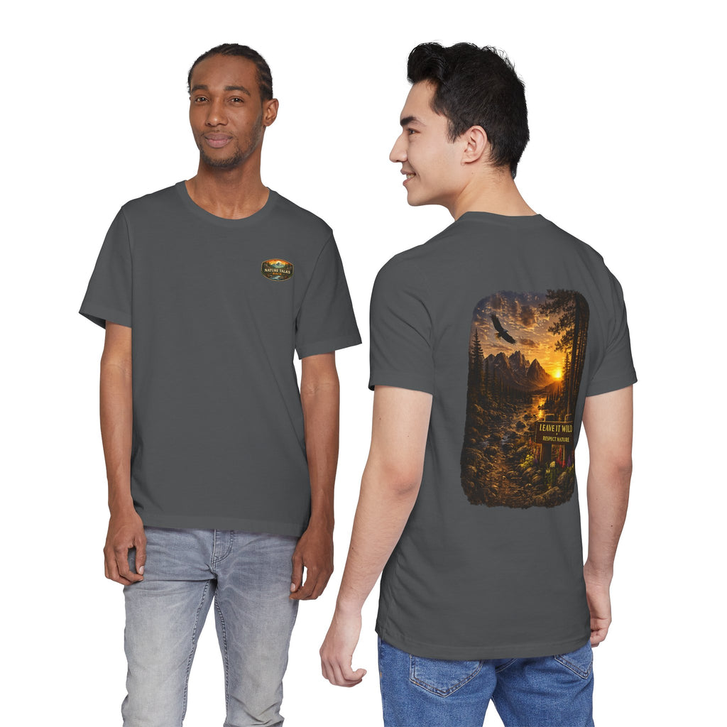 Leave It Wild Eagle Sunset Tee