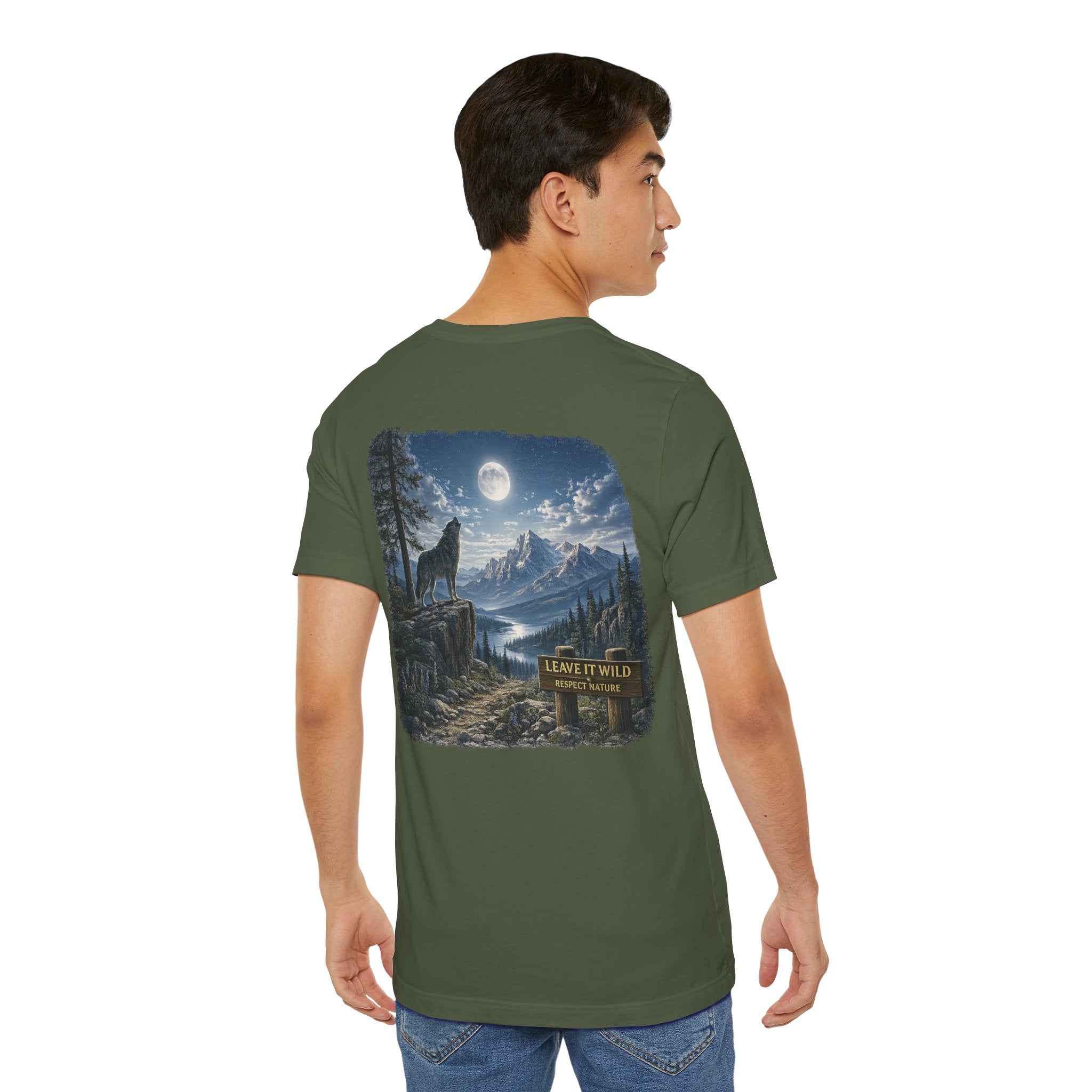 Leave It Wild Moonlit Wolf Tee