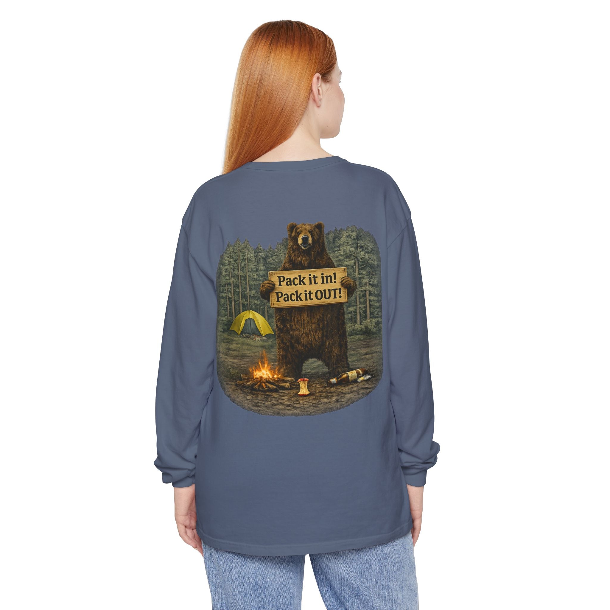 Pack It In Pack It Out Graphic Long Sleeve