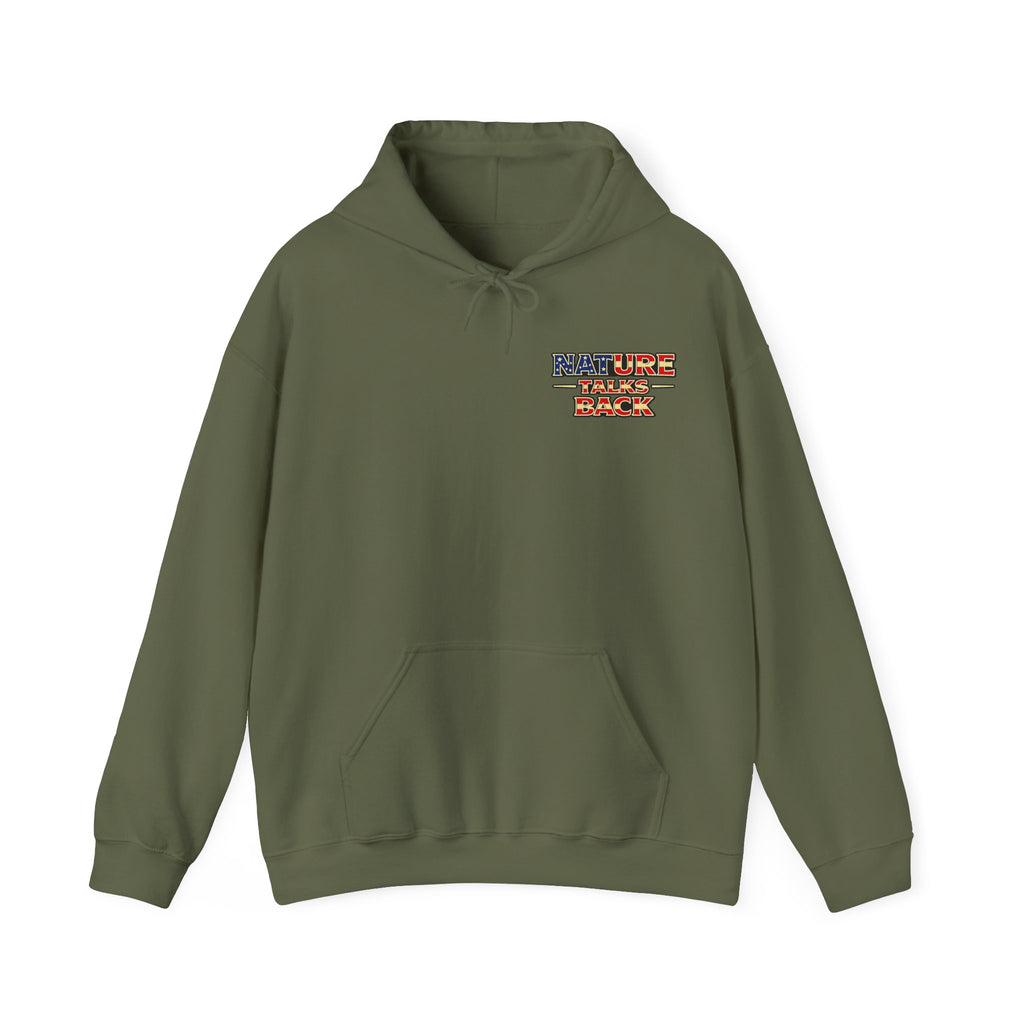 Respect Nature Outdoor American Flag Sweatshirt