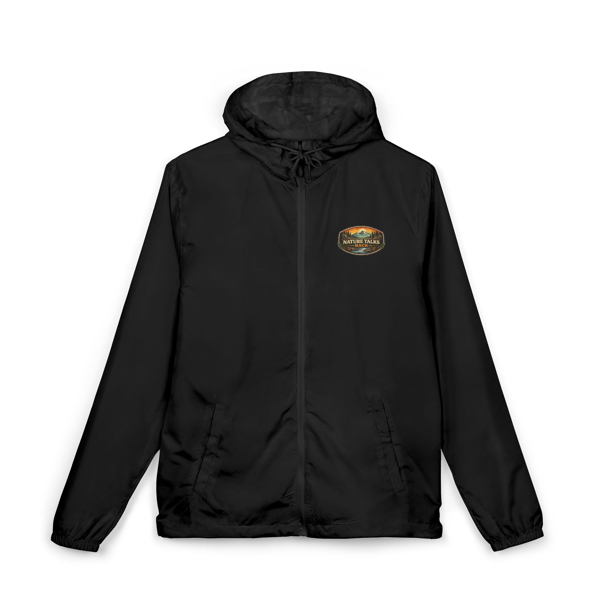 Nature Talks Back Windbreaker Jacket
