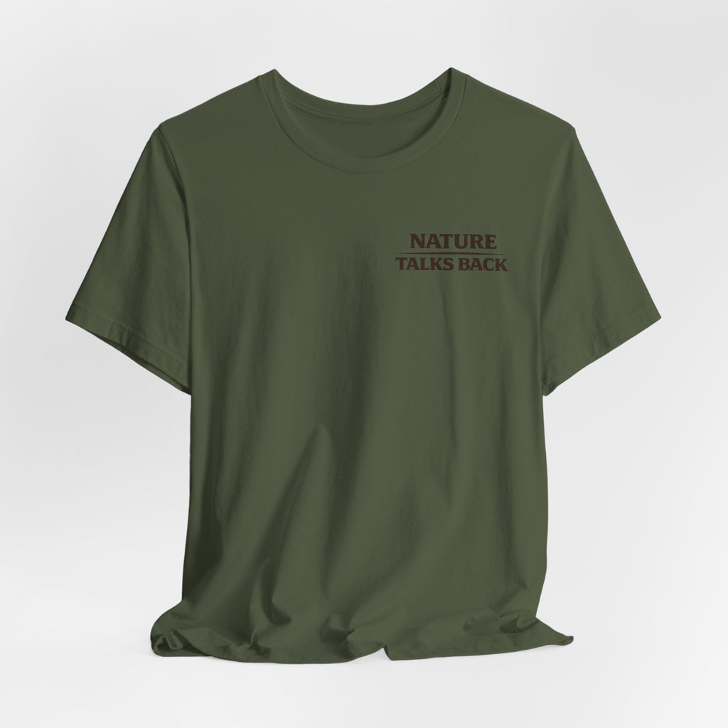 Nature Talks Back Logo Graphic Tee