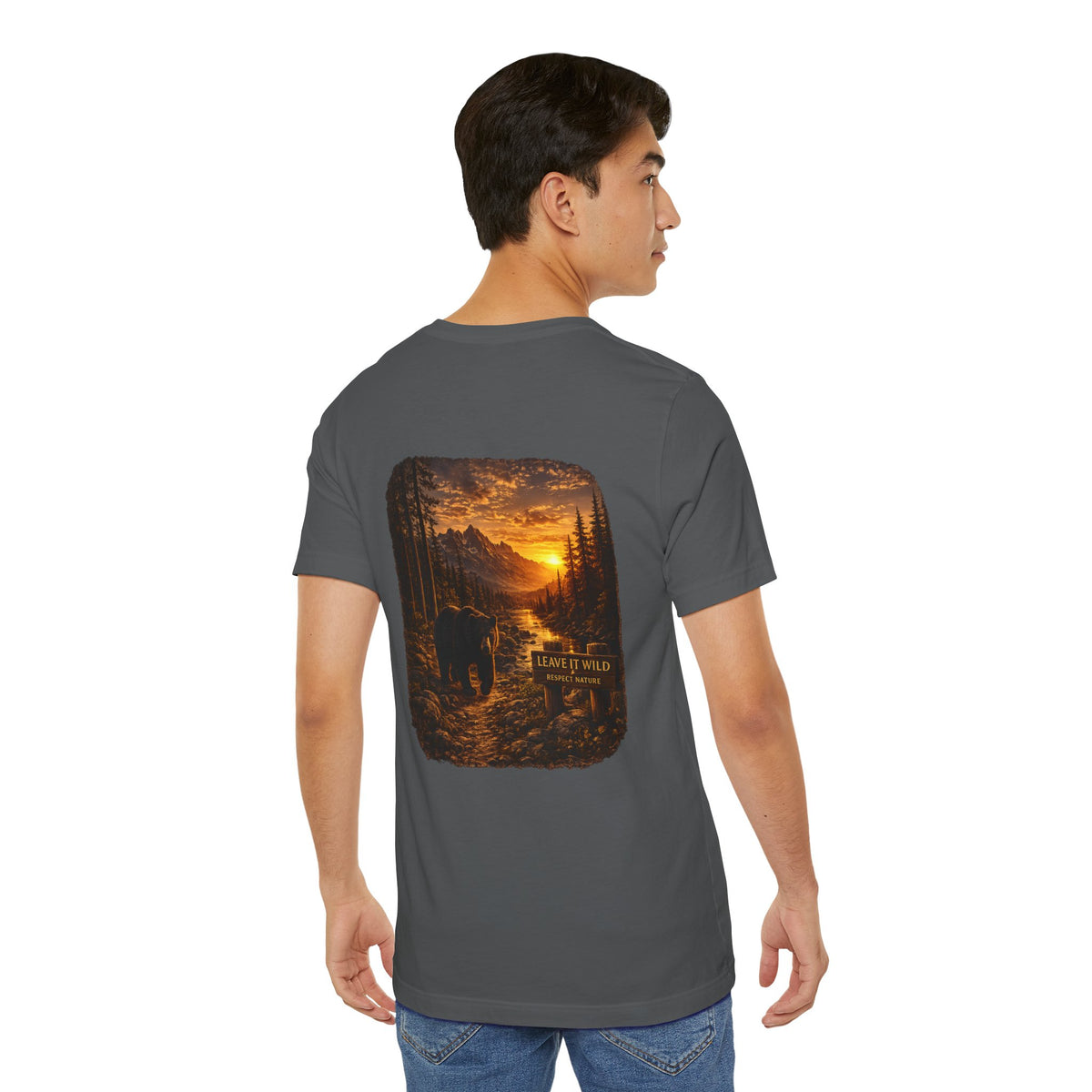 Leave It Wild Bear Sunset Tee