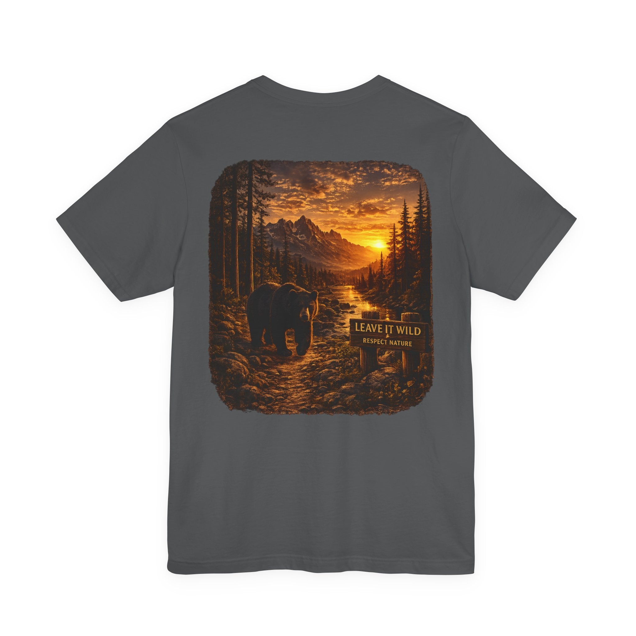 Leave It Wild Bear Sunset Tee