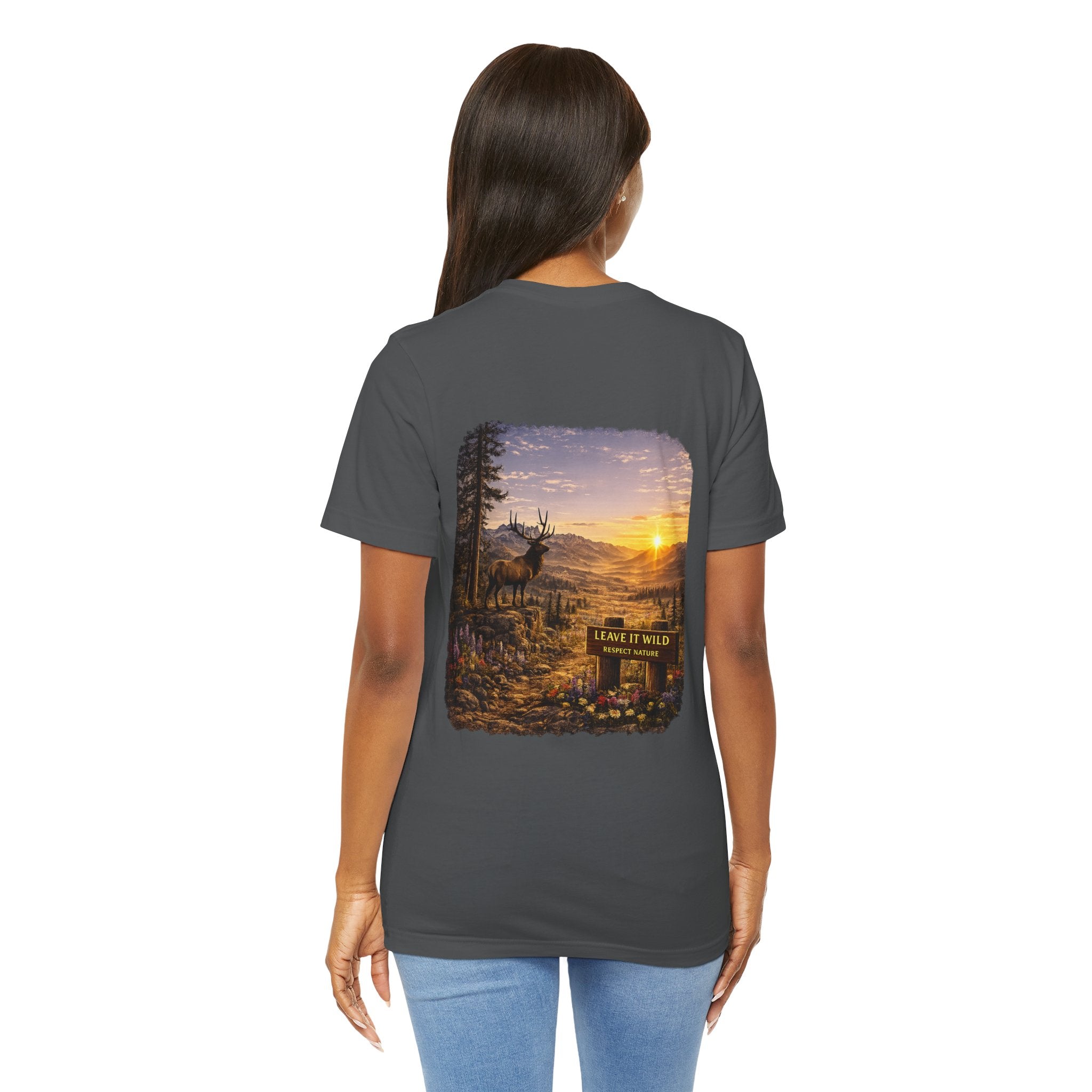 Leave It Wild Elk Sunrise Tee