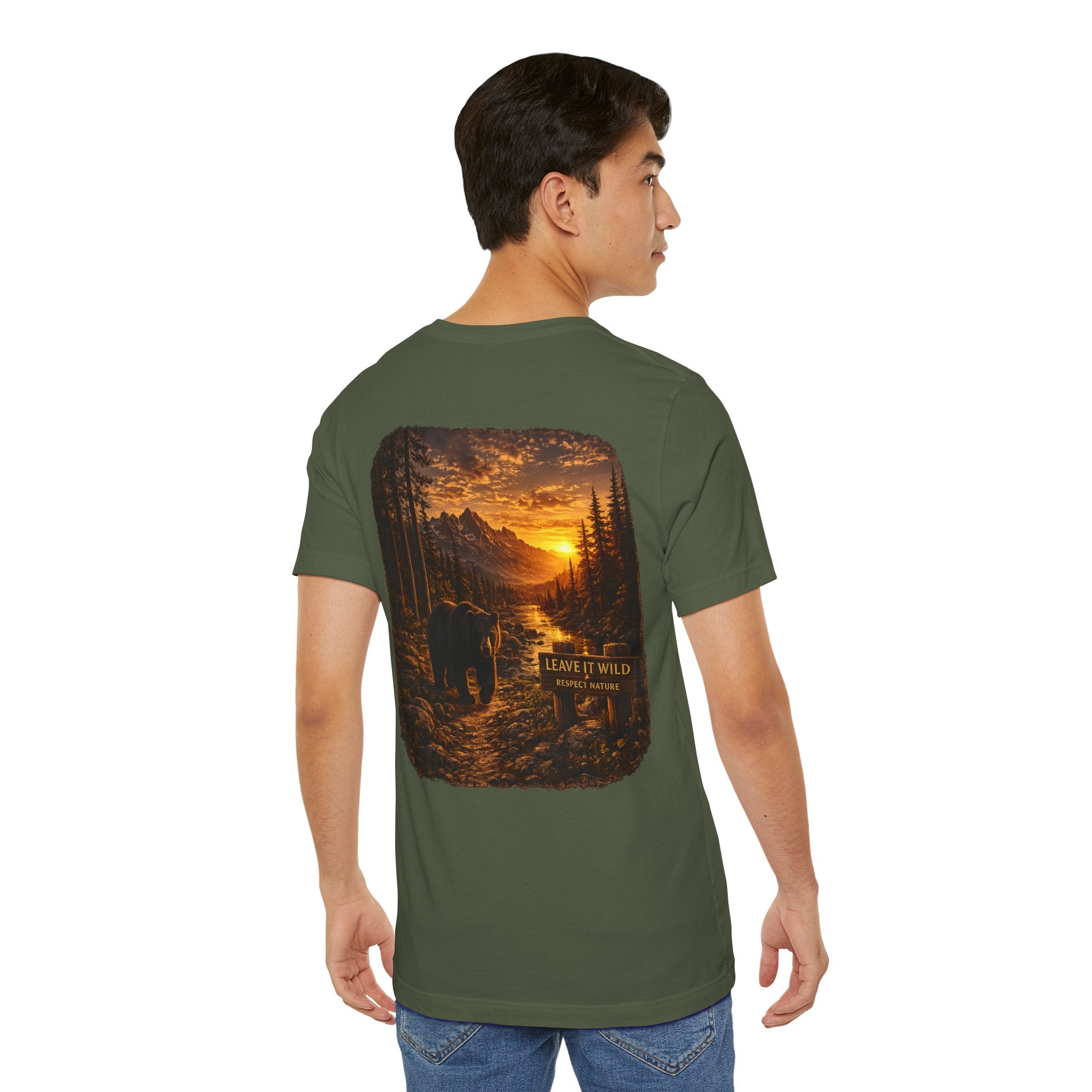 Leave It Wild Bear Sunset Tee