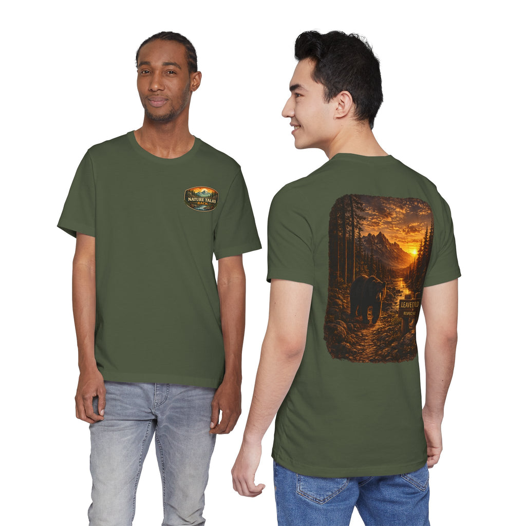 Leave It Wild Bear Sunset Tee