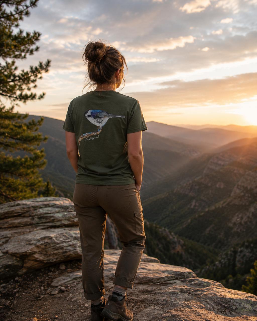 Perched in Silence Tee