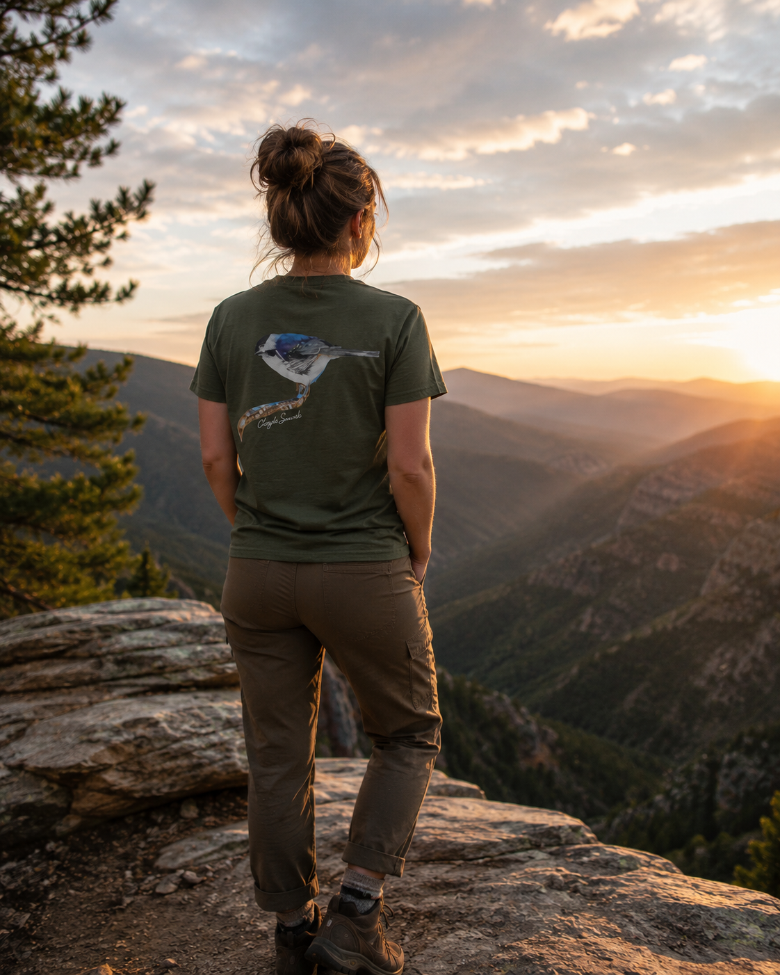 Perched in Silence Tee