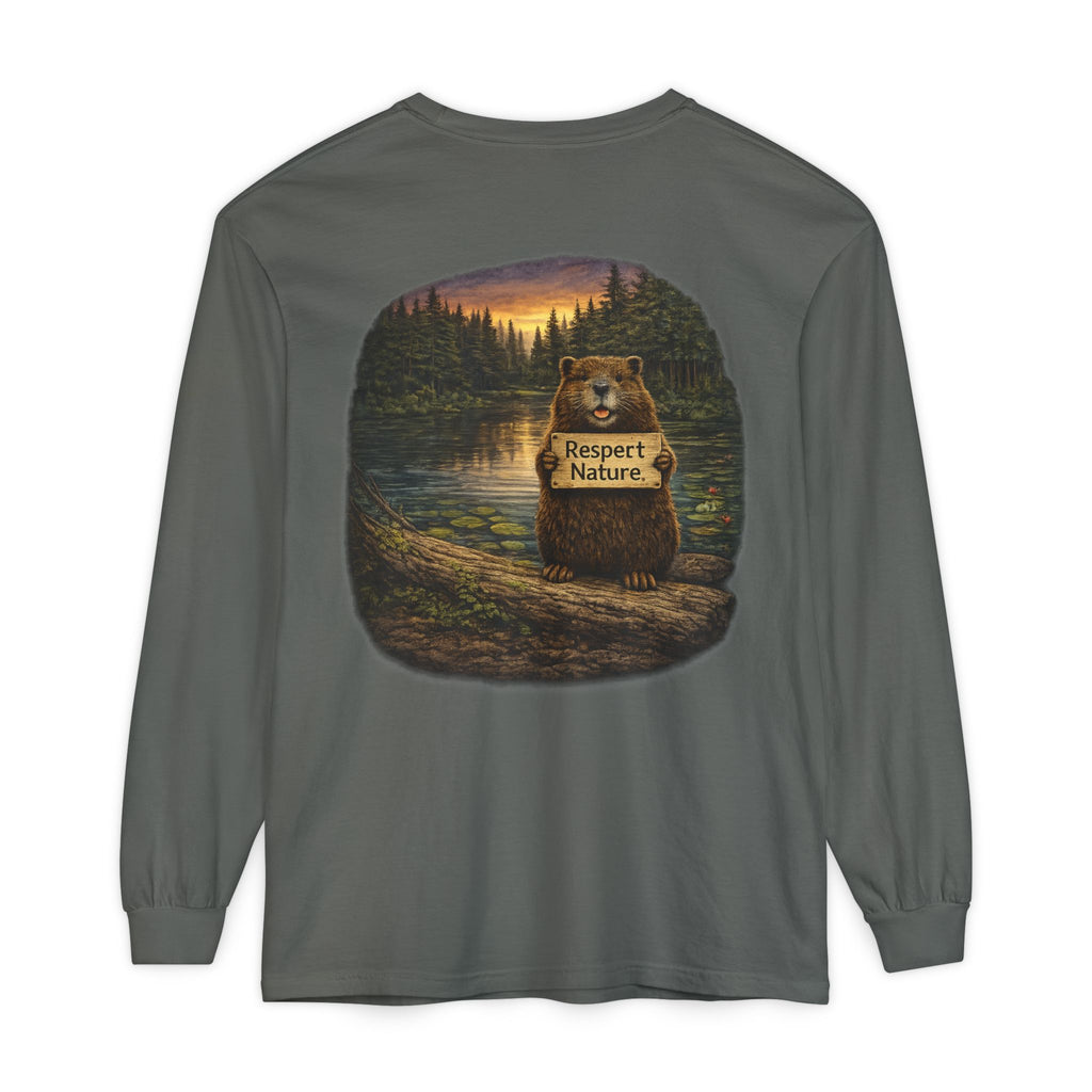 Beaver Camping Long Sleeve Shirt