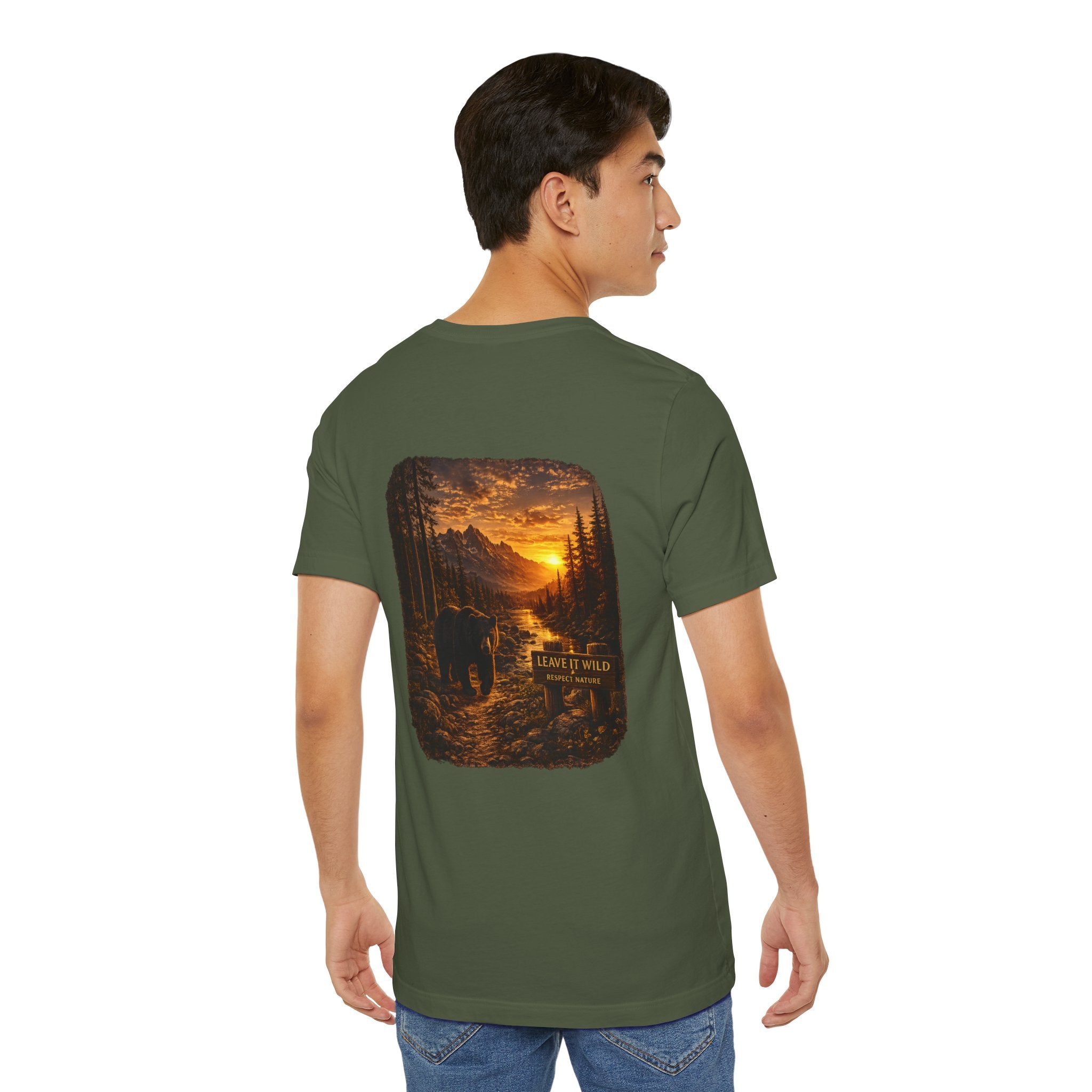 Leave It Wild Bear Sunset Tee