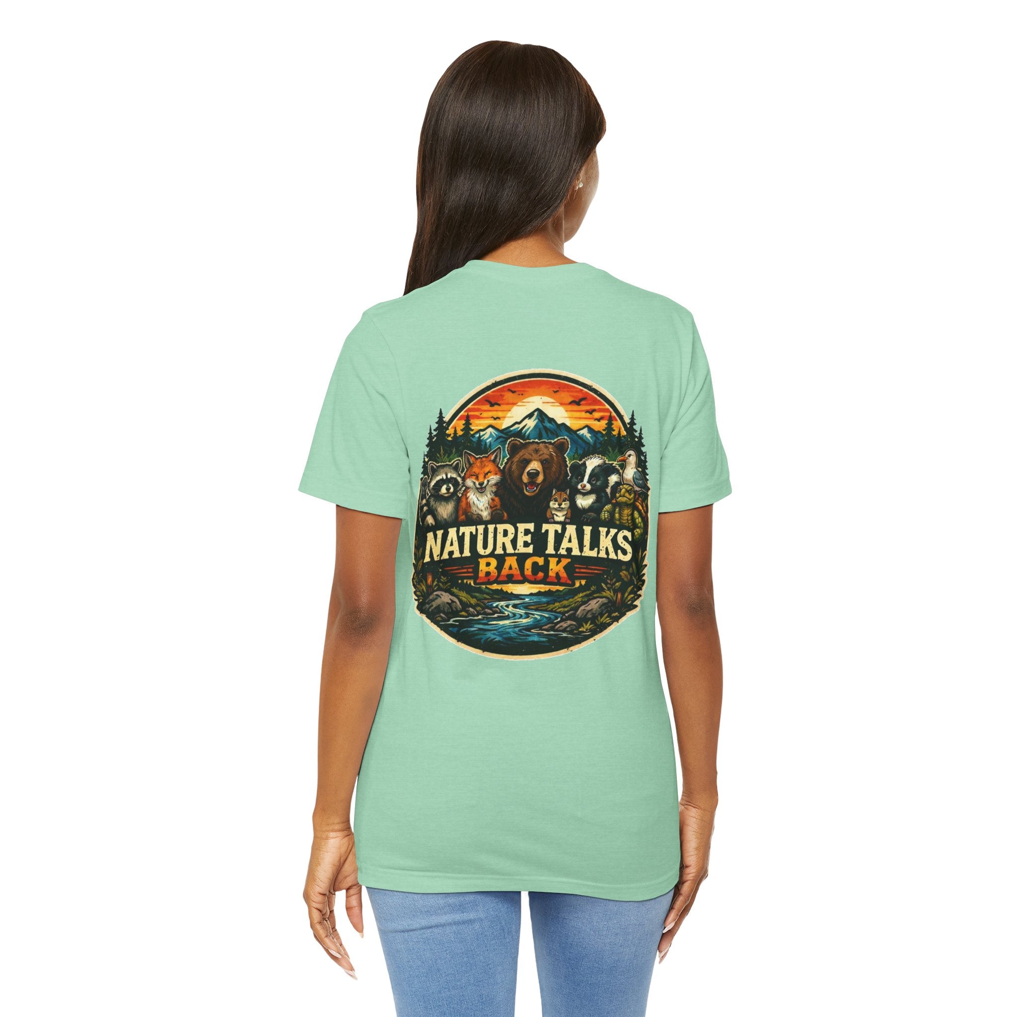 Nature Talks Back Logo Graphic Tee
